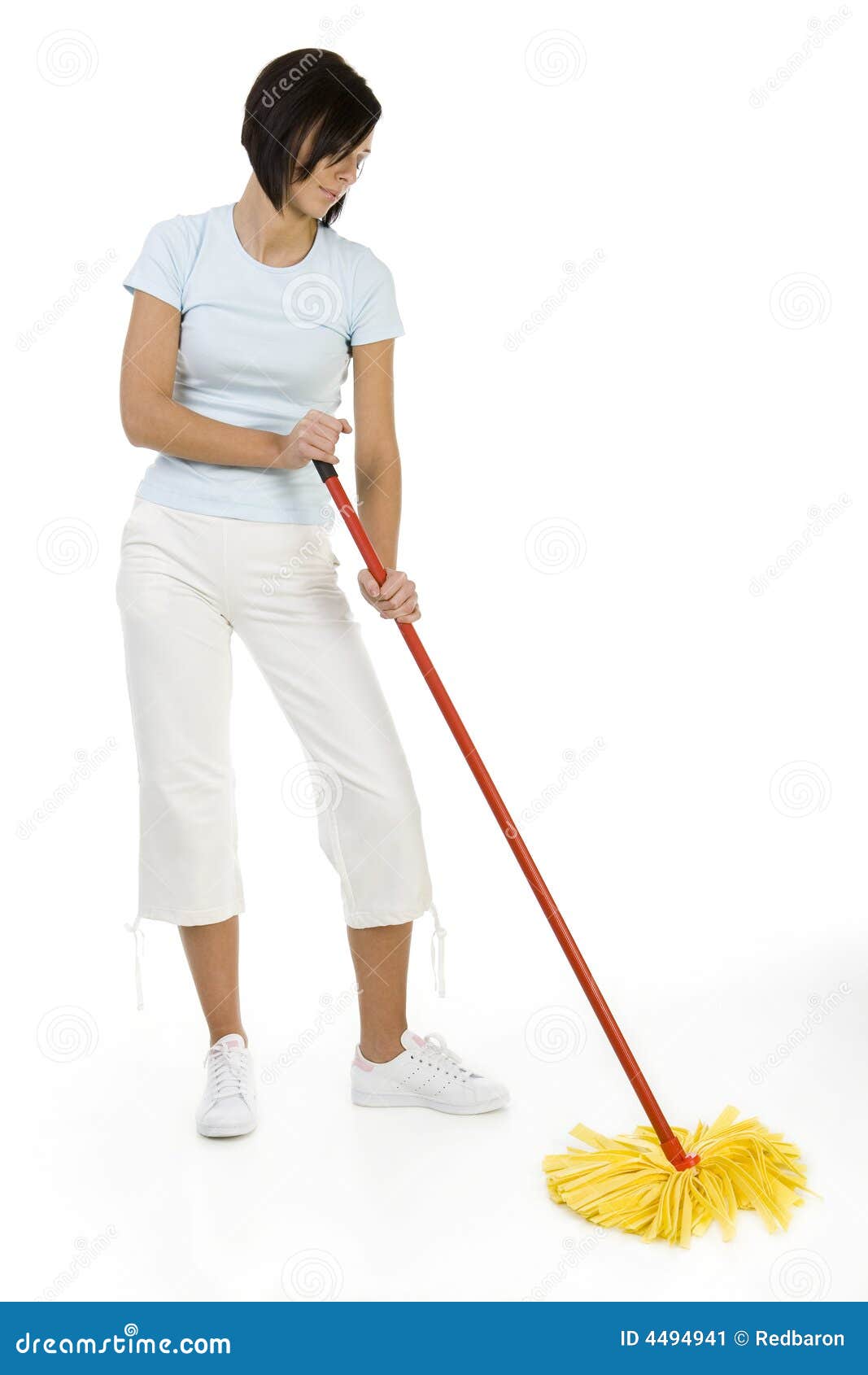 Cleaning Of The Floor Stock Image Image Of Polish Caucasian