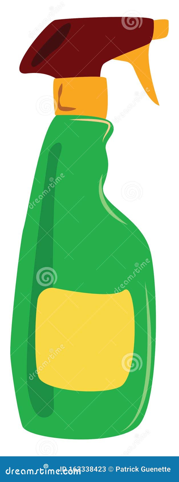 Cleaning Fluid, Illustration, Vector Stock Illustration Illustration