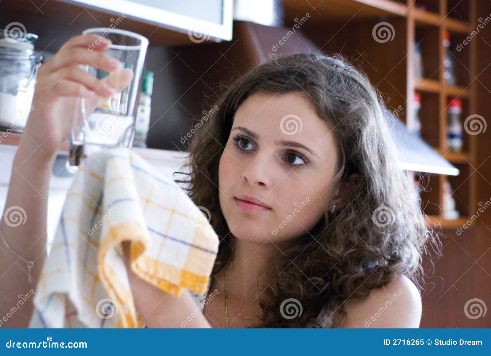 Cleaning the glass stock image. Image of cleaning, caucasian 2716265