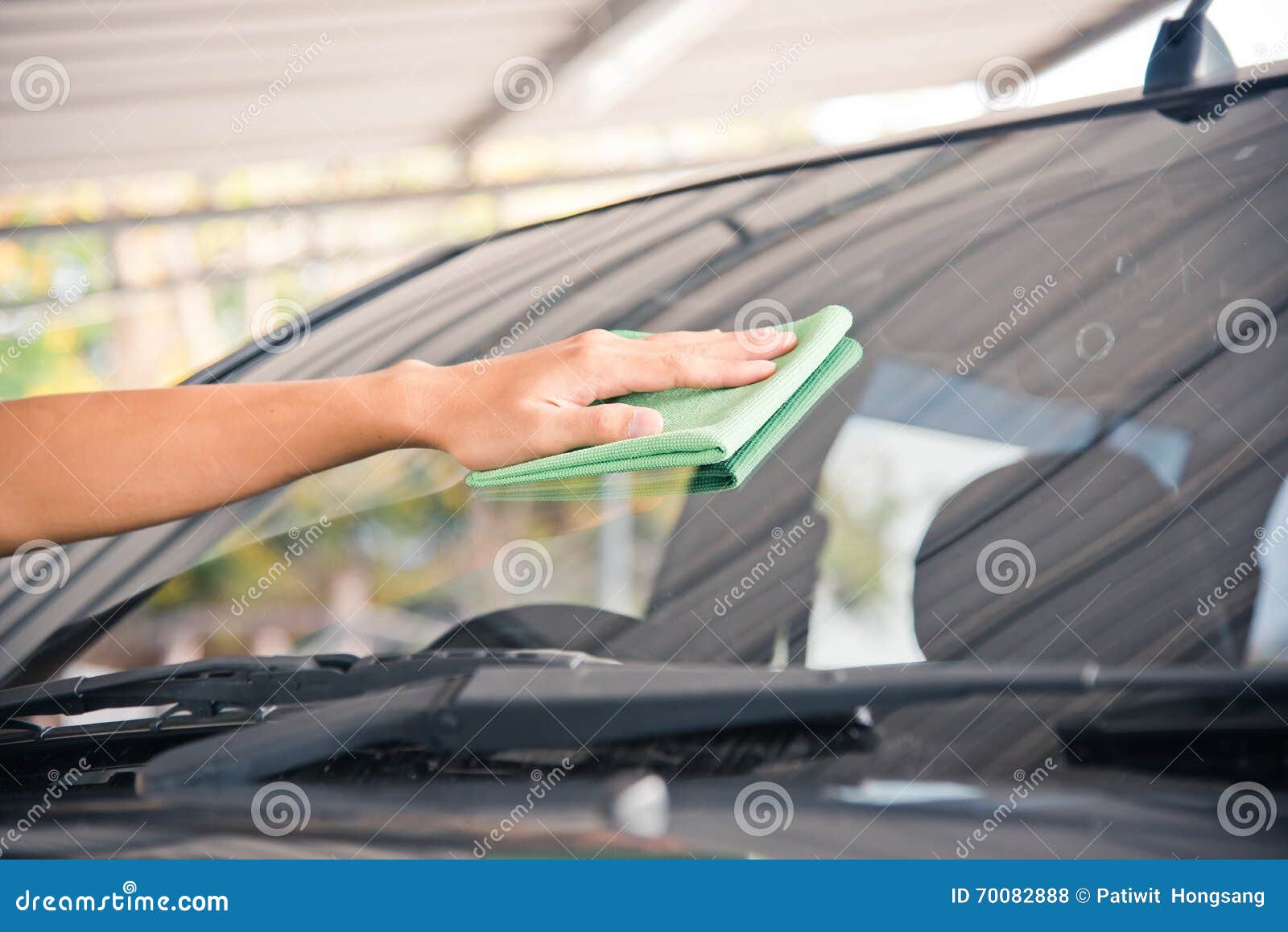 Cleaning glass car stock photo. Image of cleaner, glass 70082888