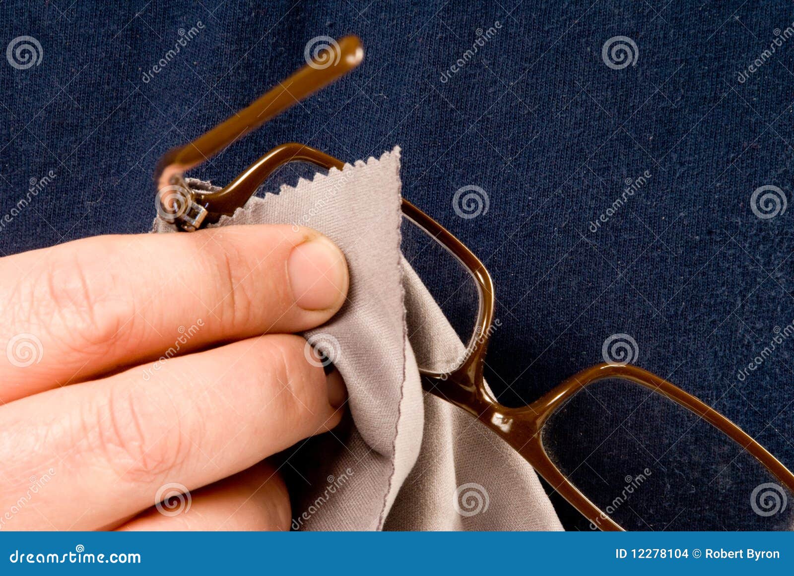 Cleaning Glasses stock photo. Image of person, clean 12278104