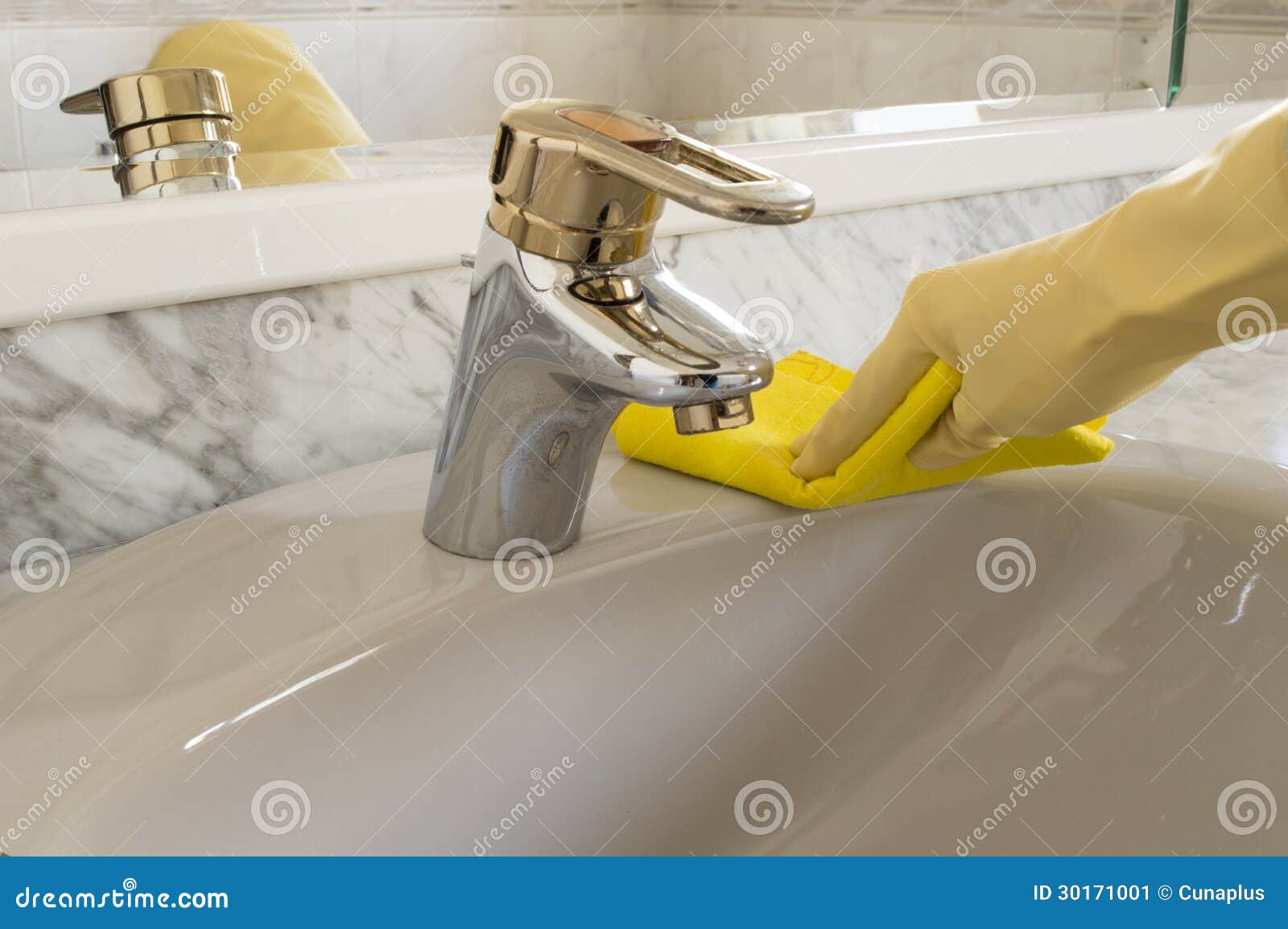 Cleaning gray sink stock image. Image of homemaker, clean 30171001
