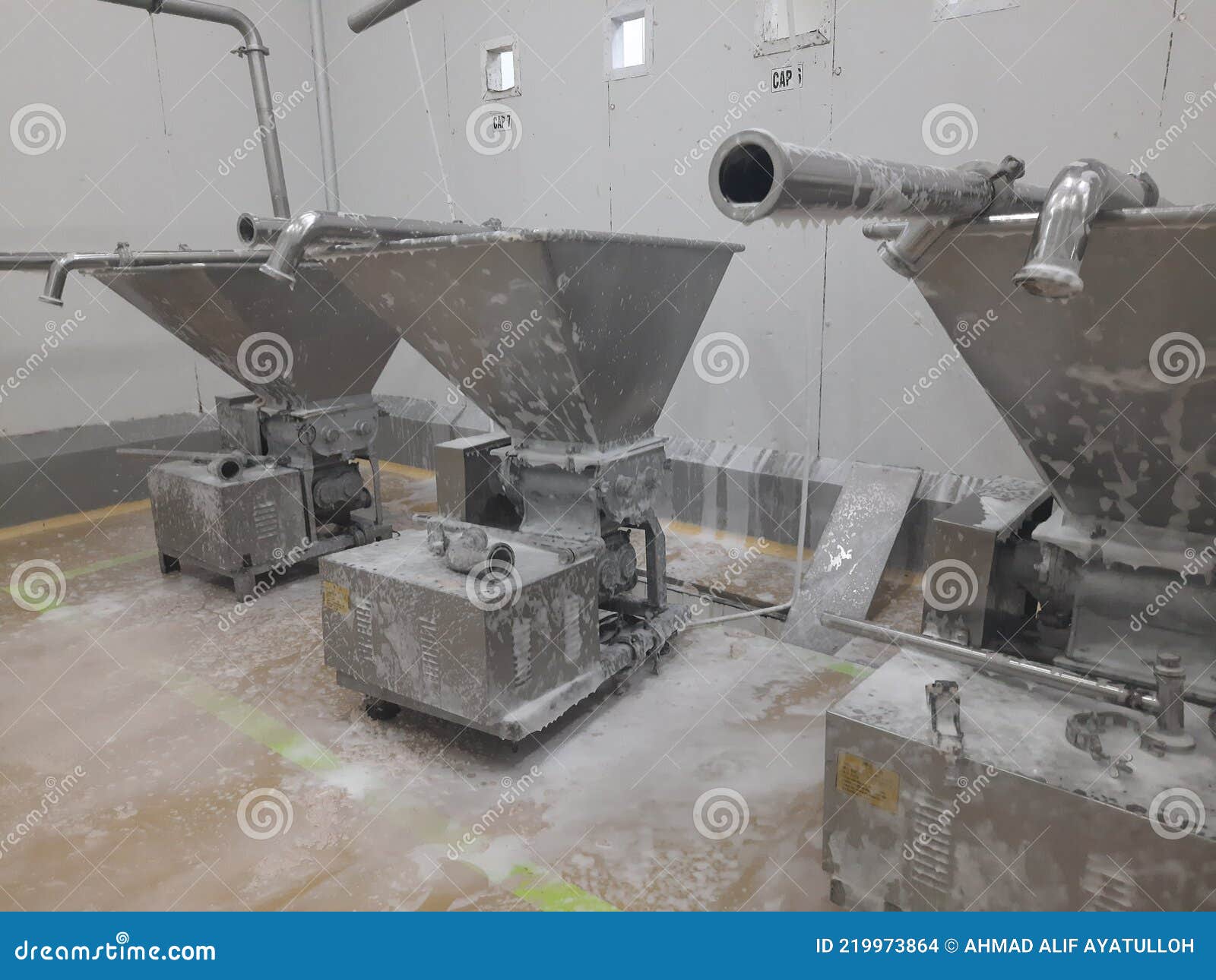 Cleaning Hopper with Diverfoam Stock Photo Image of cleaning