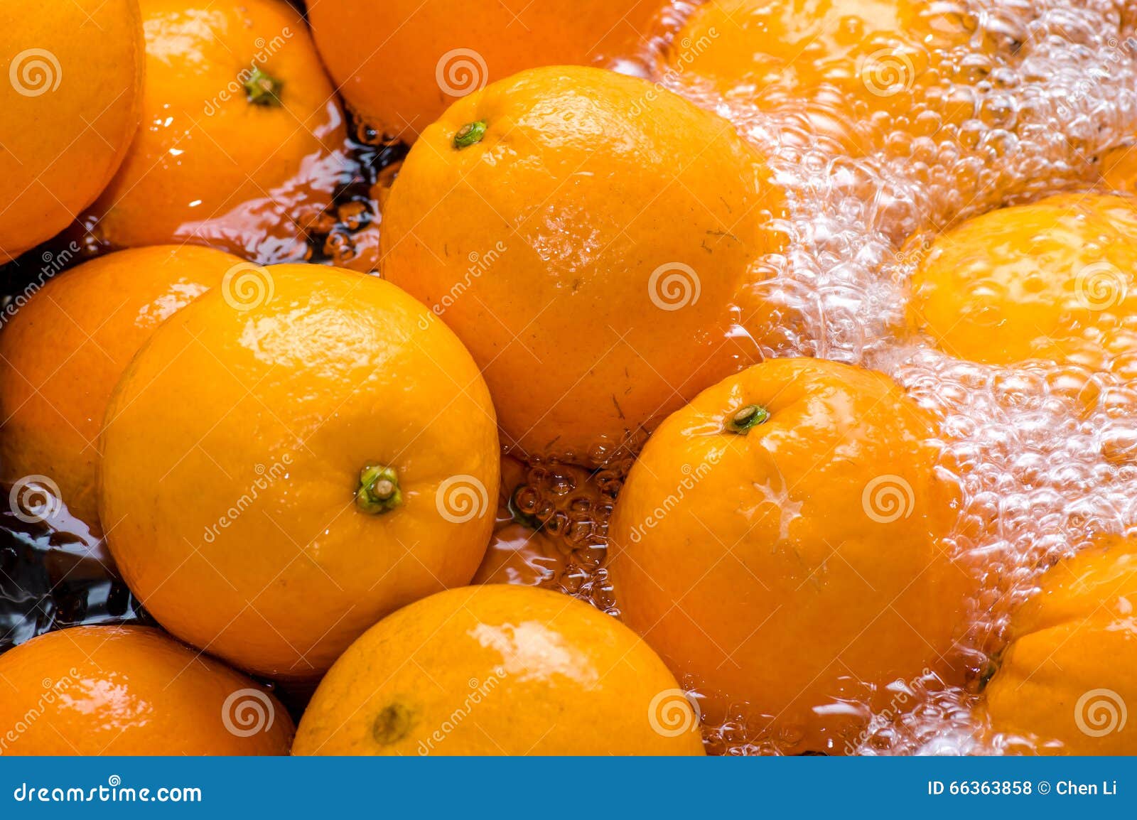 The Cleaning Process of Oranges Stock Photo Image of automotive, orange 66363858