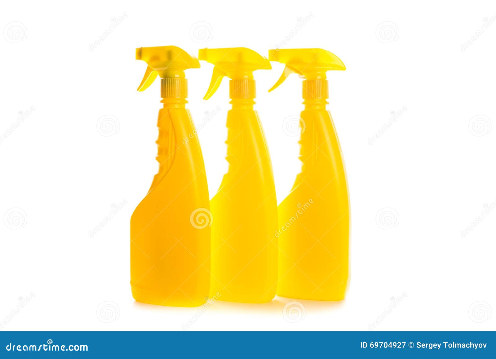 Cleaning Product Plastic Container Stock Image Image of household
