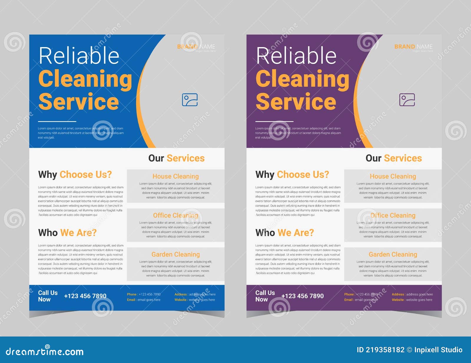 Cleaning Service Flyer Template. Cleaning Service Promotional With Regard To House Cleaning Flyer Template