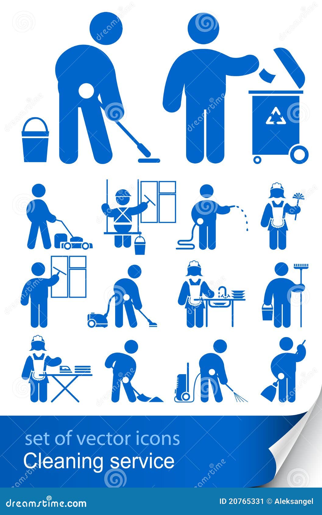 Cleaning service icon stock vector. Illustration of housemaid 20765331