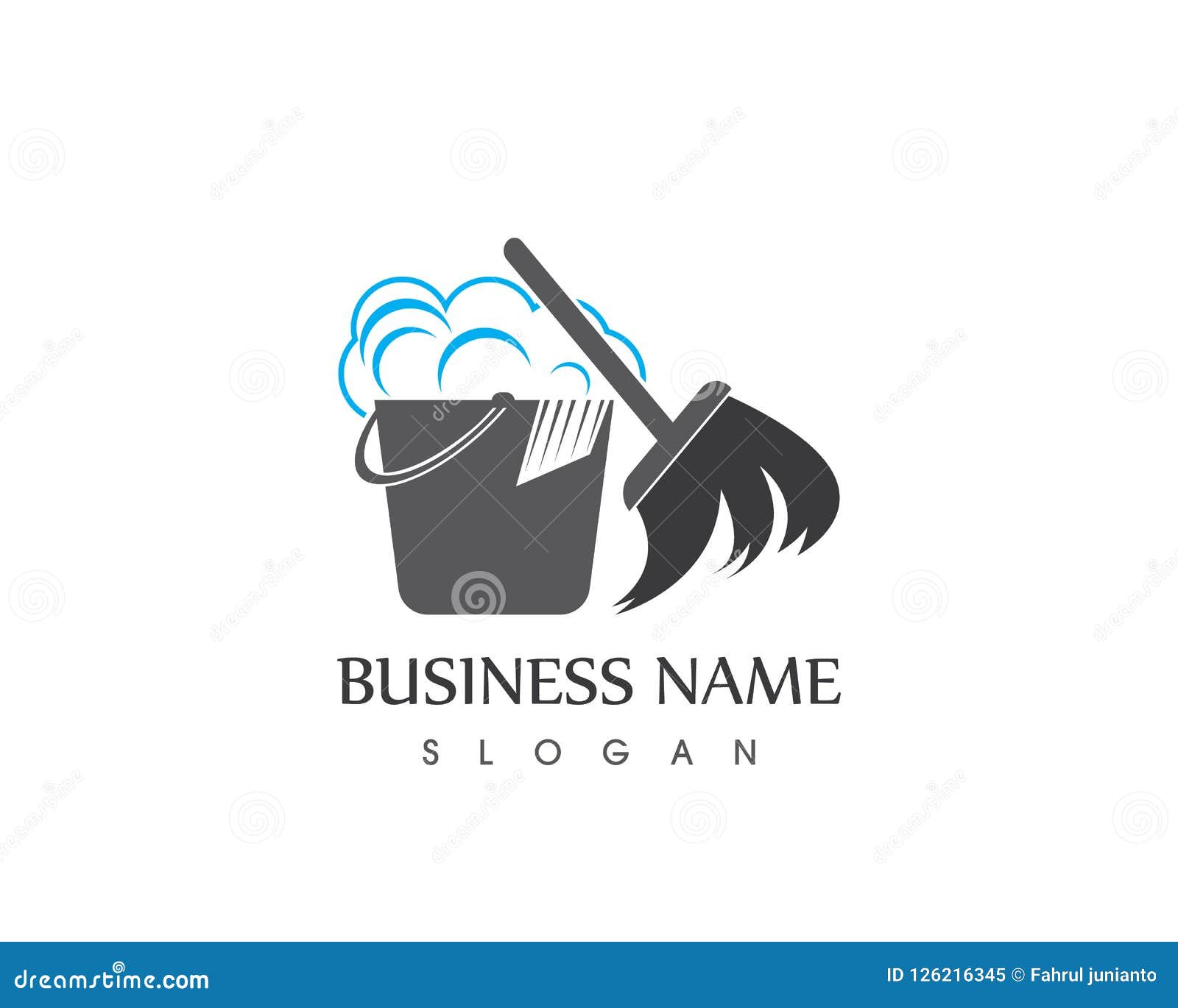 Cleaning Service Logo Vector Template Stock Vector Illustration