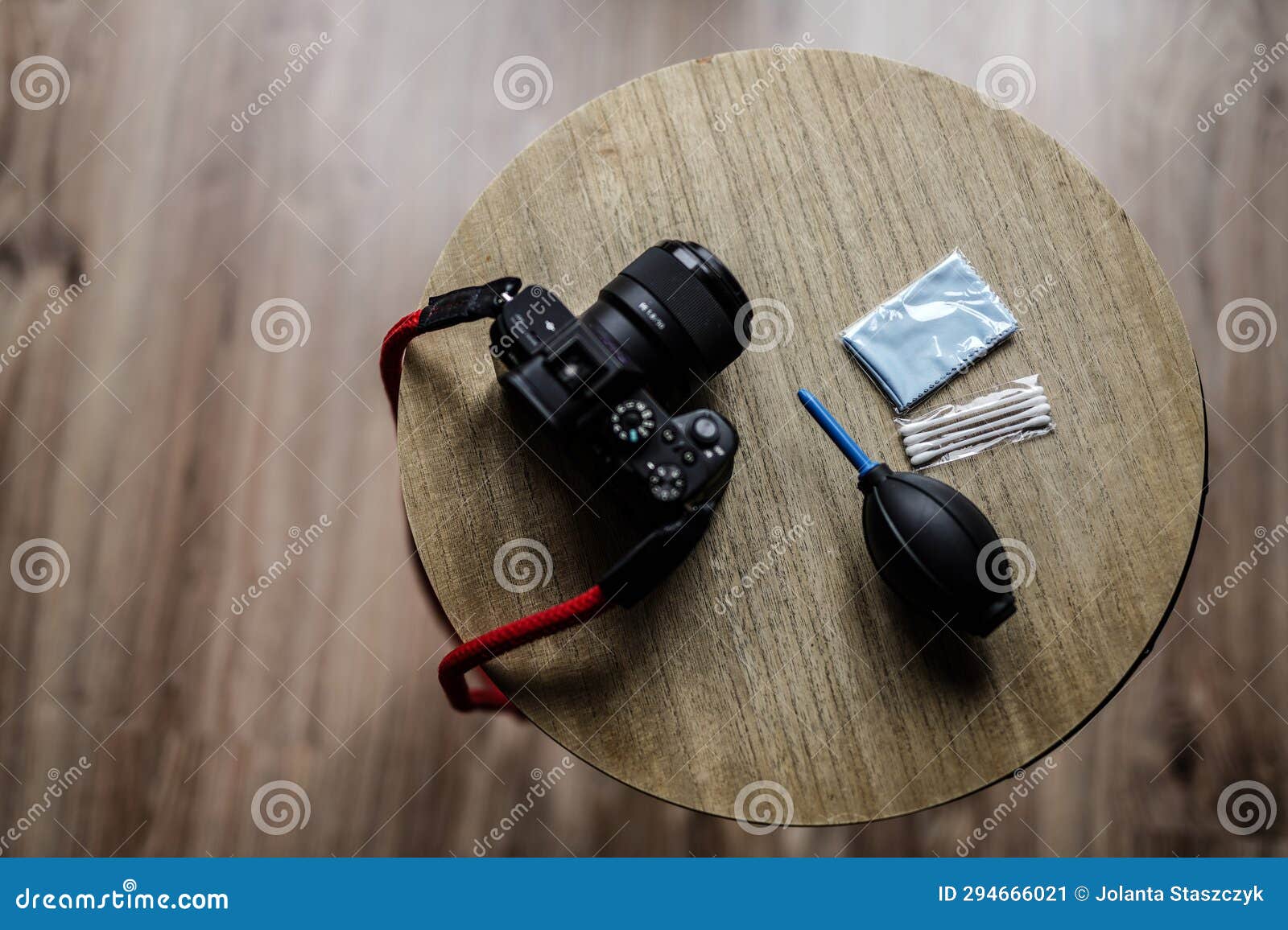 A cleaning set for cameras stock image. Image of cleaning 294666021