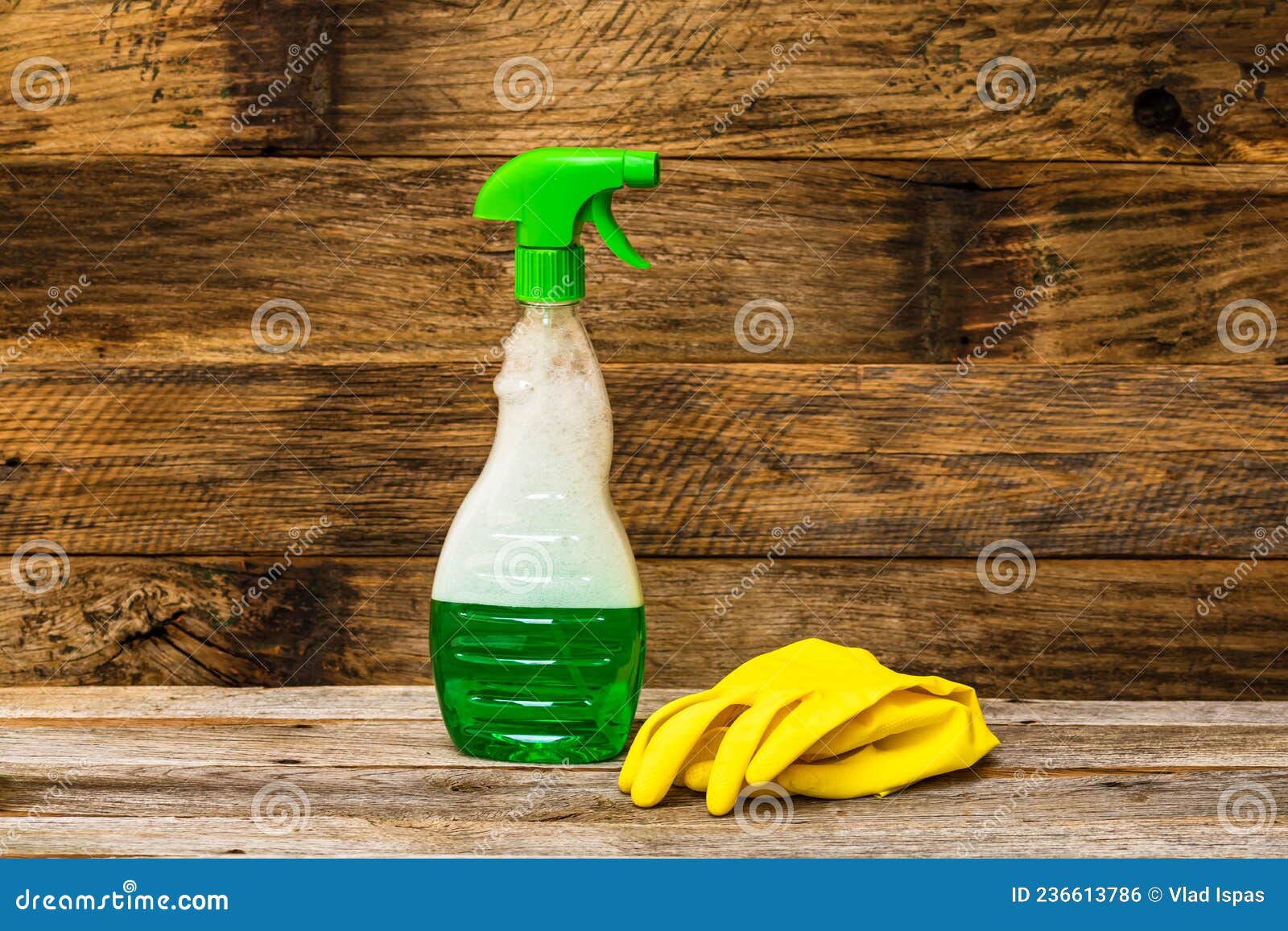 Cleaning Sprayer, Sanitizer Spray. Home Cleaning Concept Stock Photo