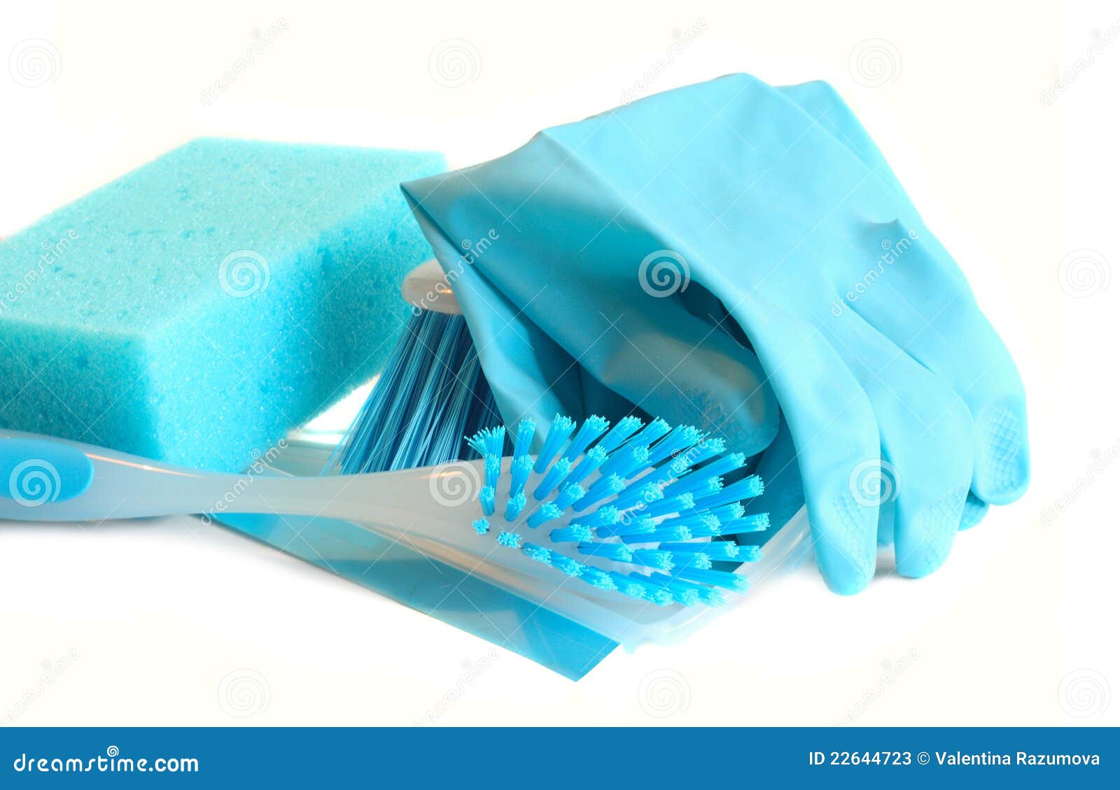 Cleaning supplies stock image. Image of washing, equipment 22644723