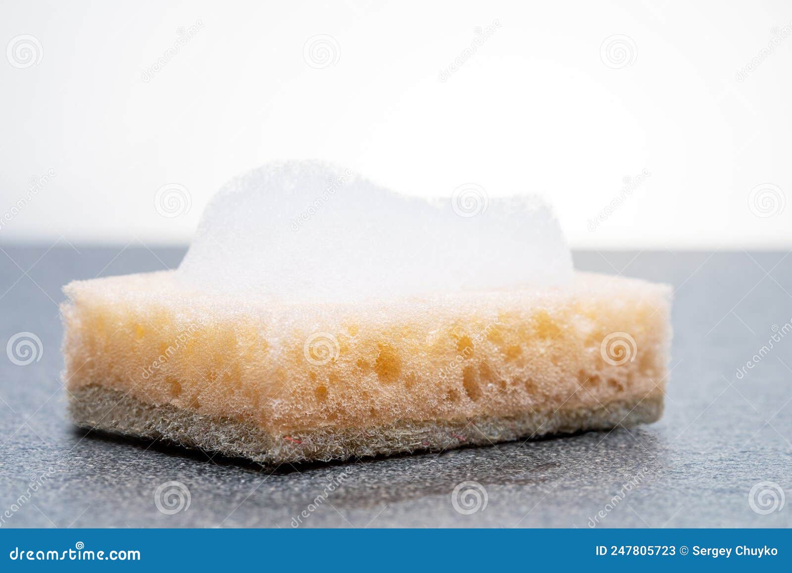 Cleaning tile with sponge. stock image. Image of washing 247805723