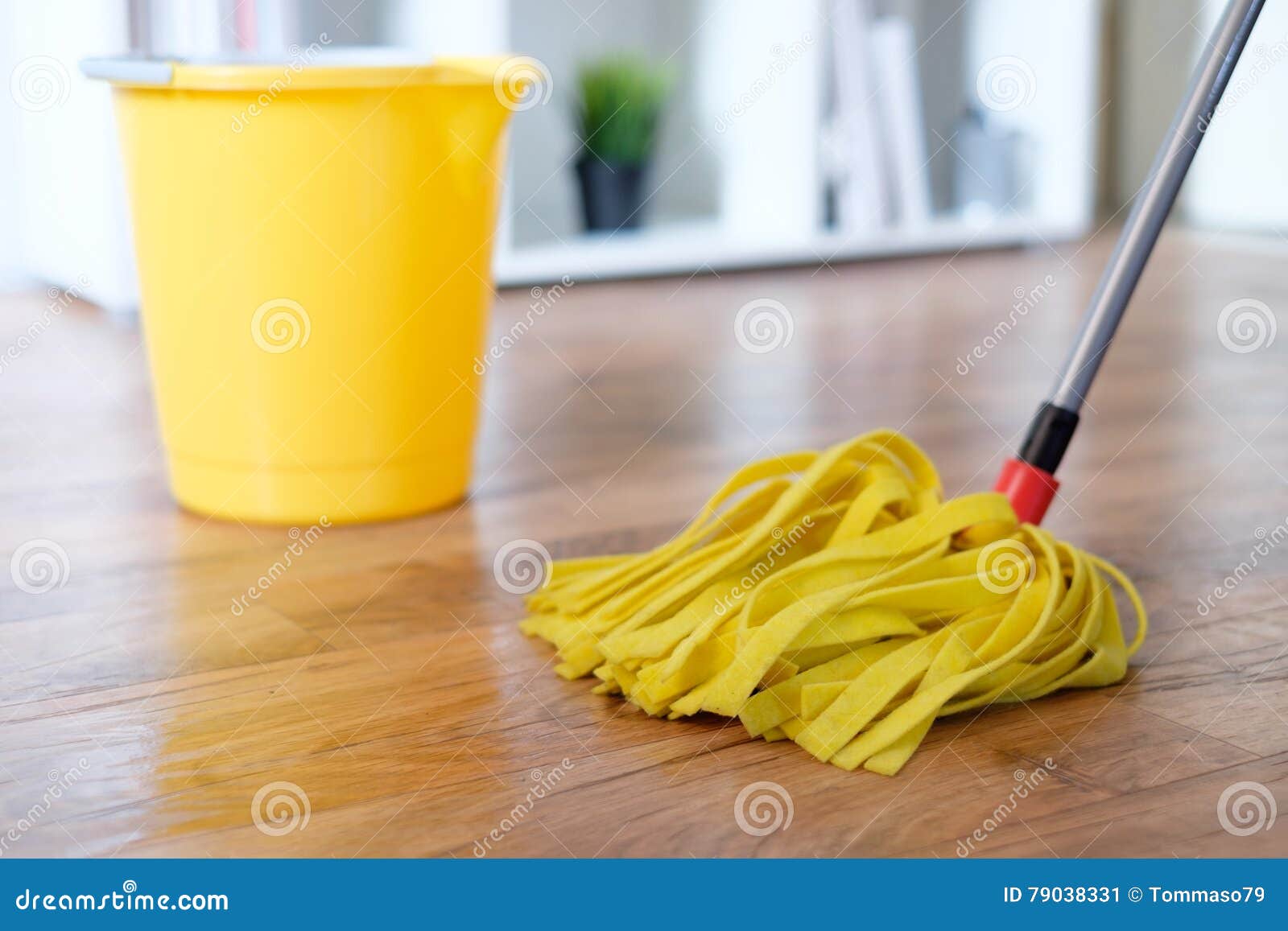 Cleaning tools on parquet stock image. Image of cleaner 79038331