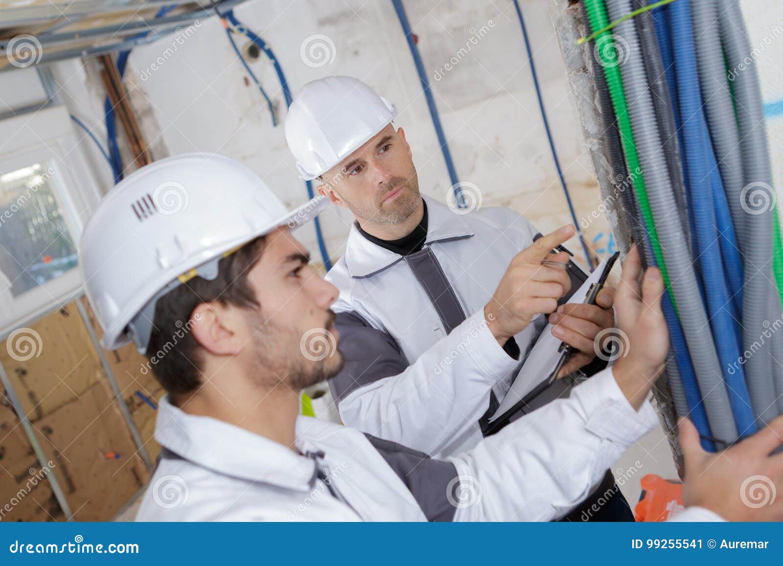 Cleaning Up Electrical Hose Stock Image Image of protection, teach