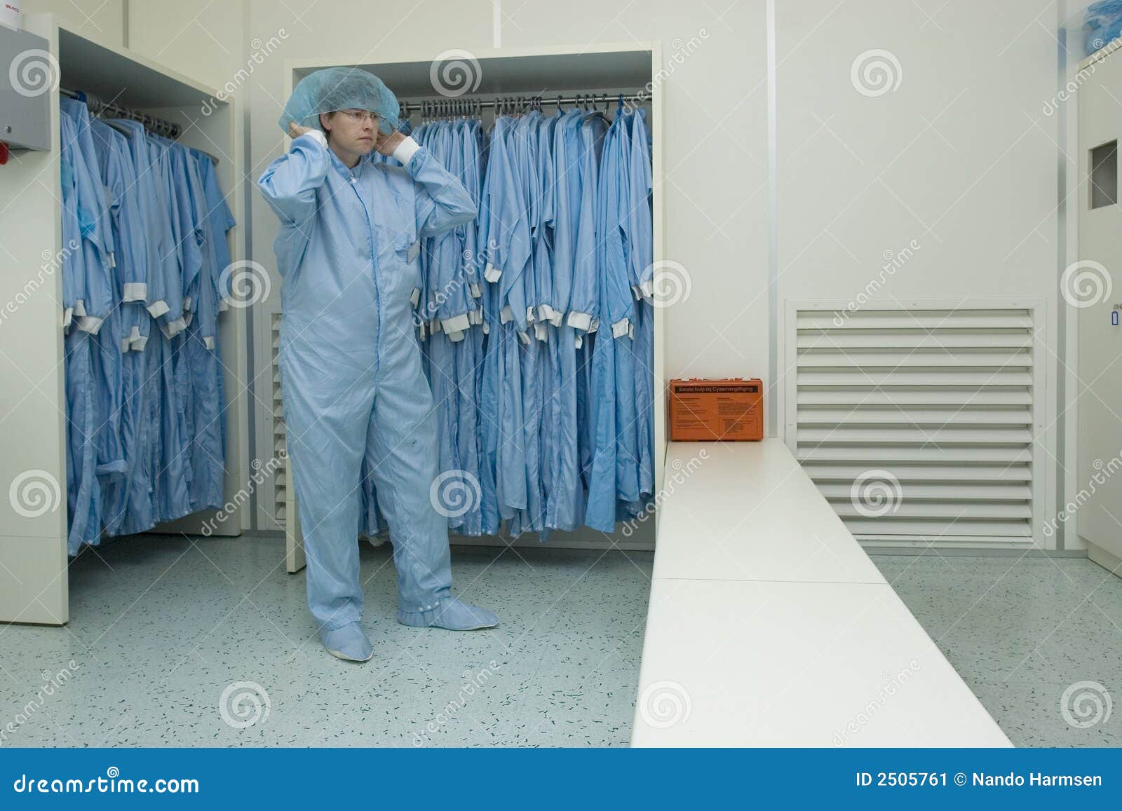 Cleanroom Clothing Stock Image Image 2505761