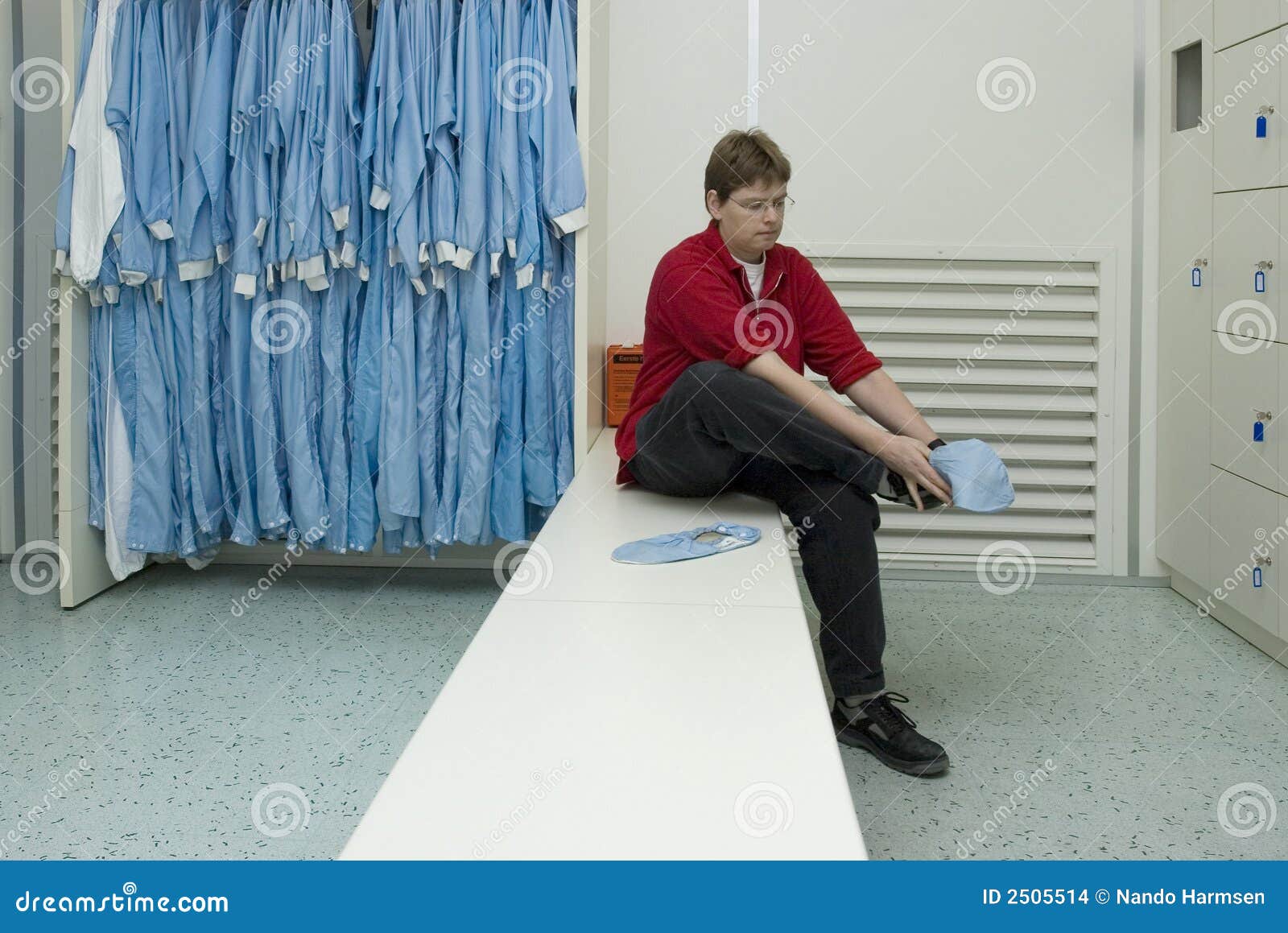 Cleanroom Clothing I Stock Images Image 2505514