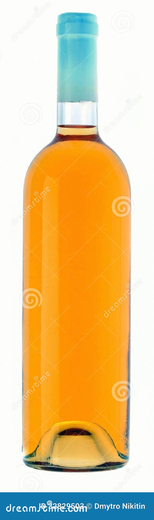 Clear Bottle with White Wine Stock Image Image of scented, yellow