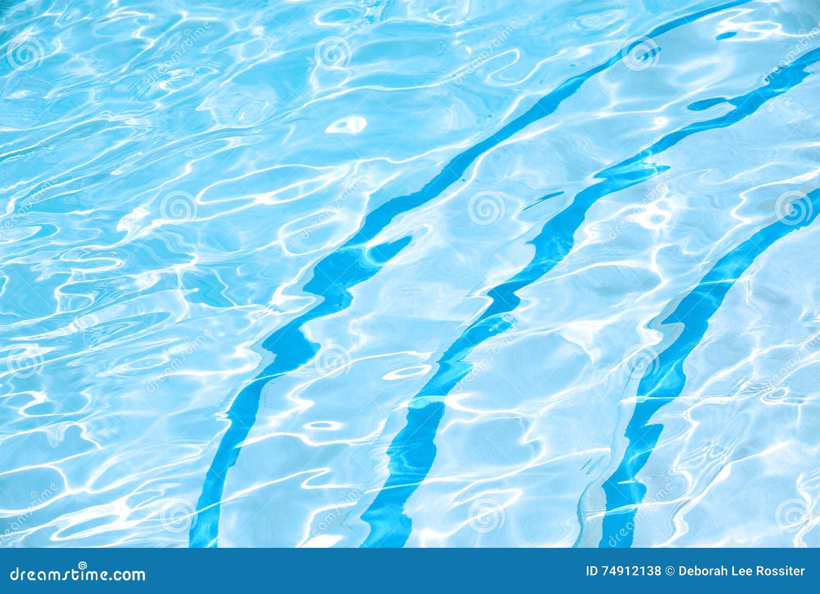 Clear Crystal Blue Pool With Steps Stock Photo Image Of Diving