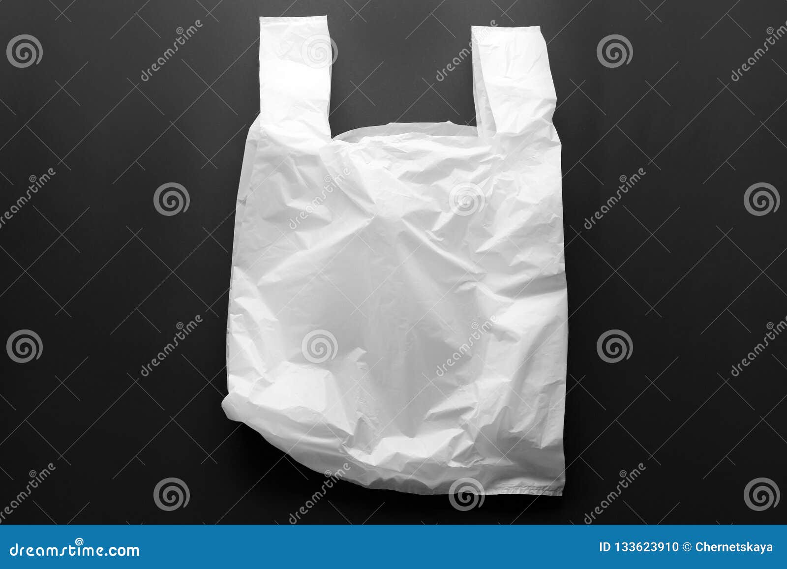 Clear Disposable Plastic Bag Stock Photo Image of commercial, recycle 133623910