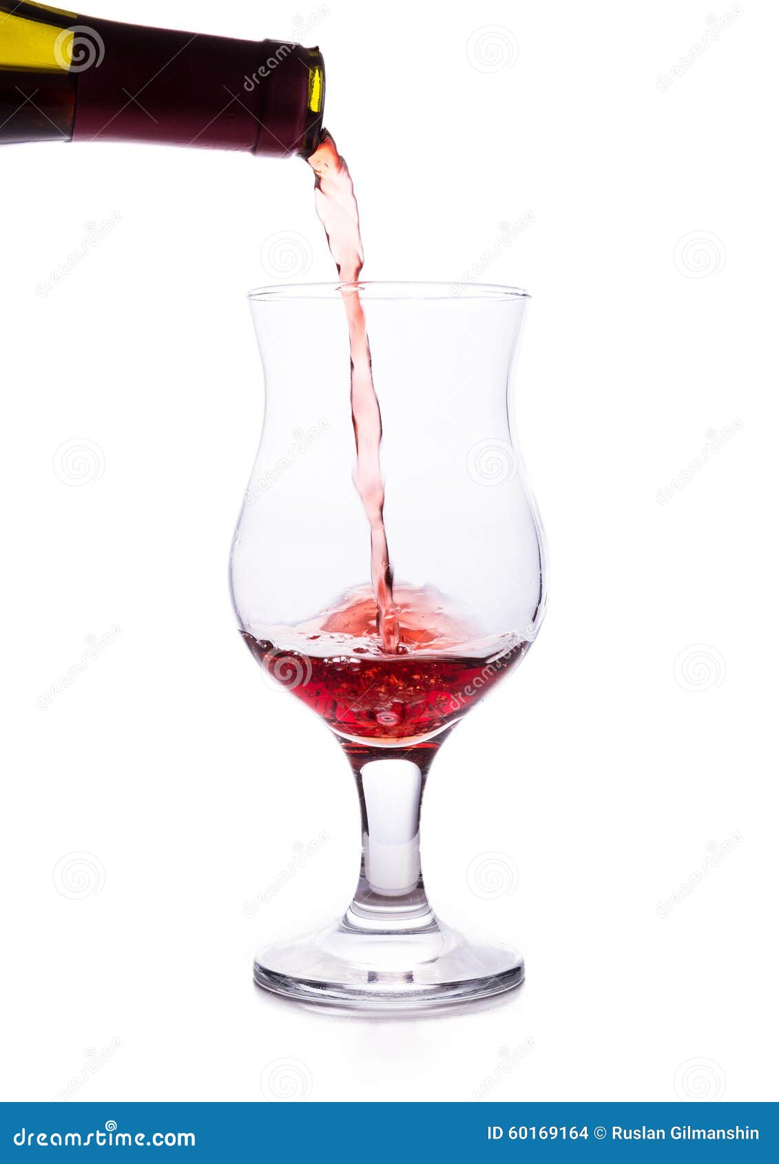 Download Clear Glass And A Bottle Of Red Wine Stock Photo Image Of Drink Crystal 60169164 Yellowimages Mockups