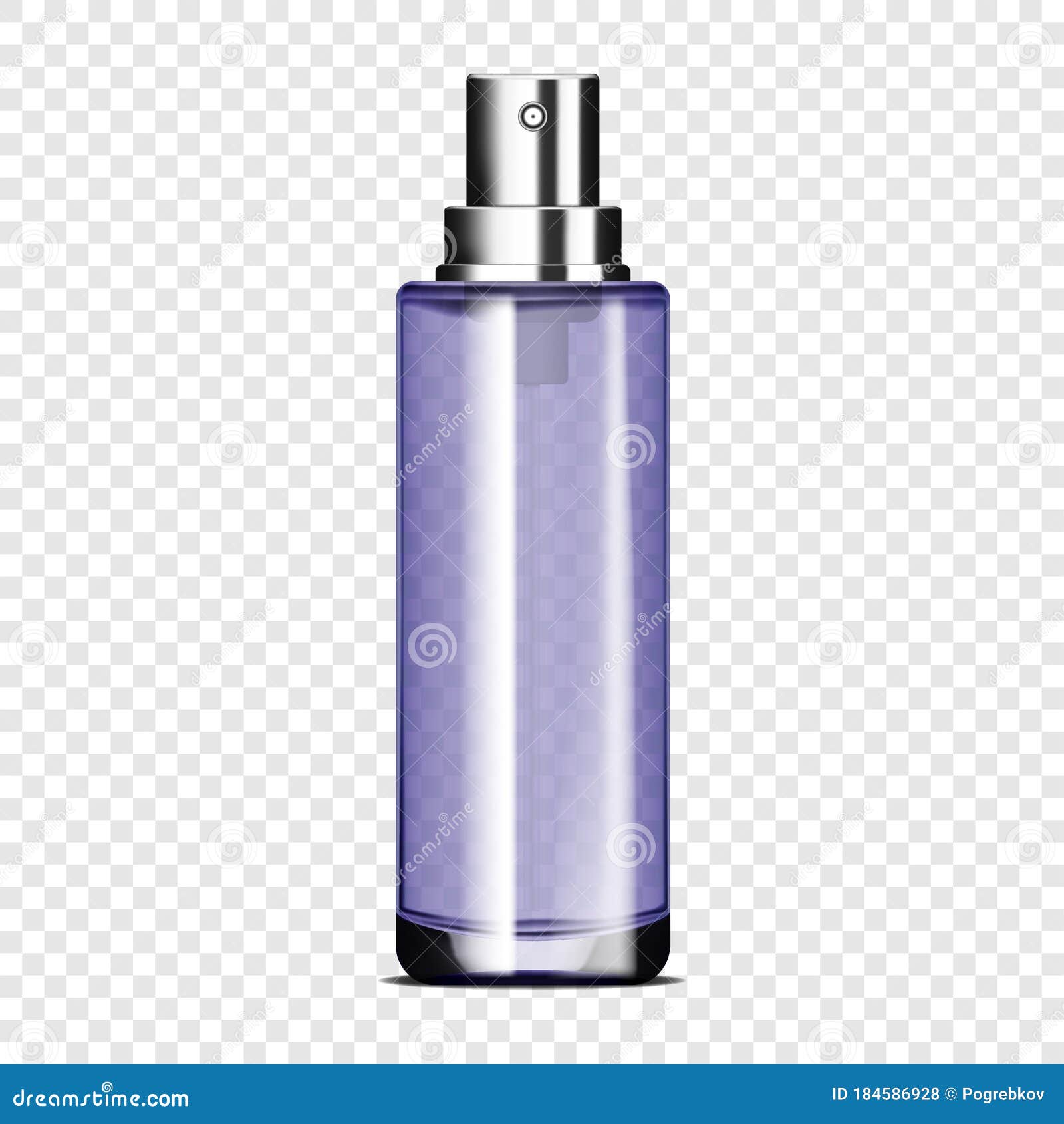 Download Clear Glass Spray Bottle On Transparent Background, Vector ...