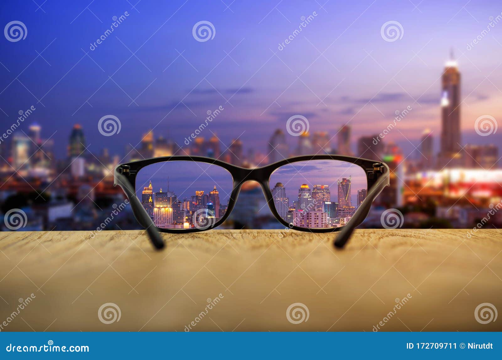 Clear glasses stock image. Image of myopia, looking 172709711