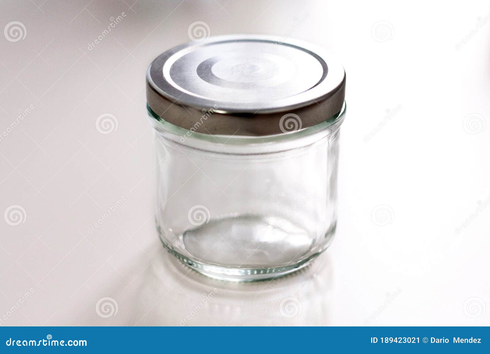 Clear Jar Zero Waste, Glass Jar, Cristal Recycling Stock Image Image