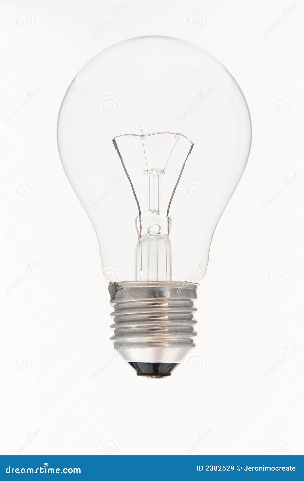 Clear Light Bulb stock image. Image of sphere, element 2382529