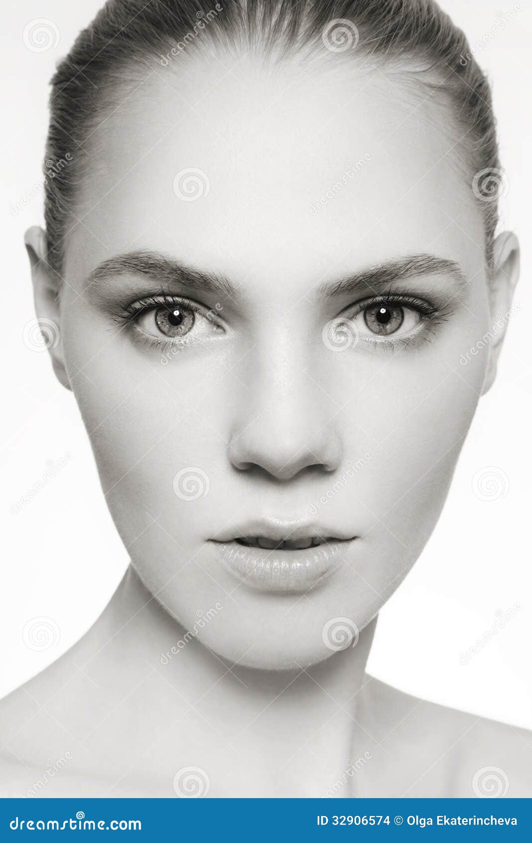 Clear skin stock photo. Image of young, care, face, look - 32906574