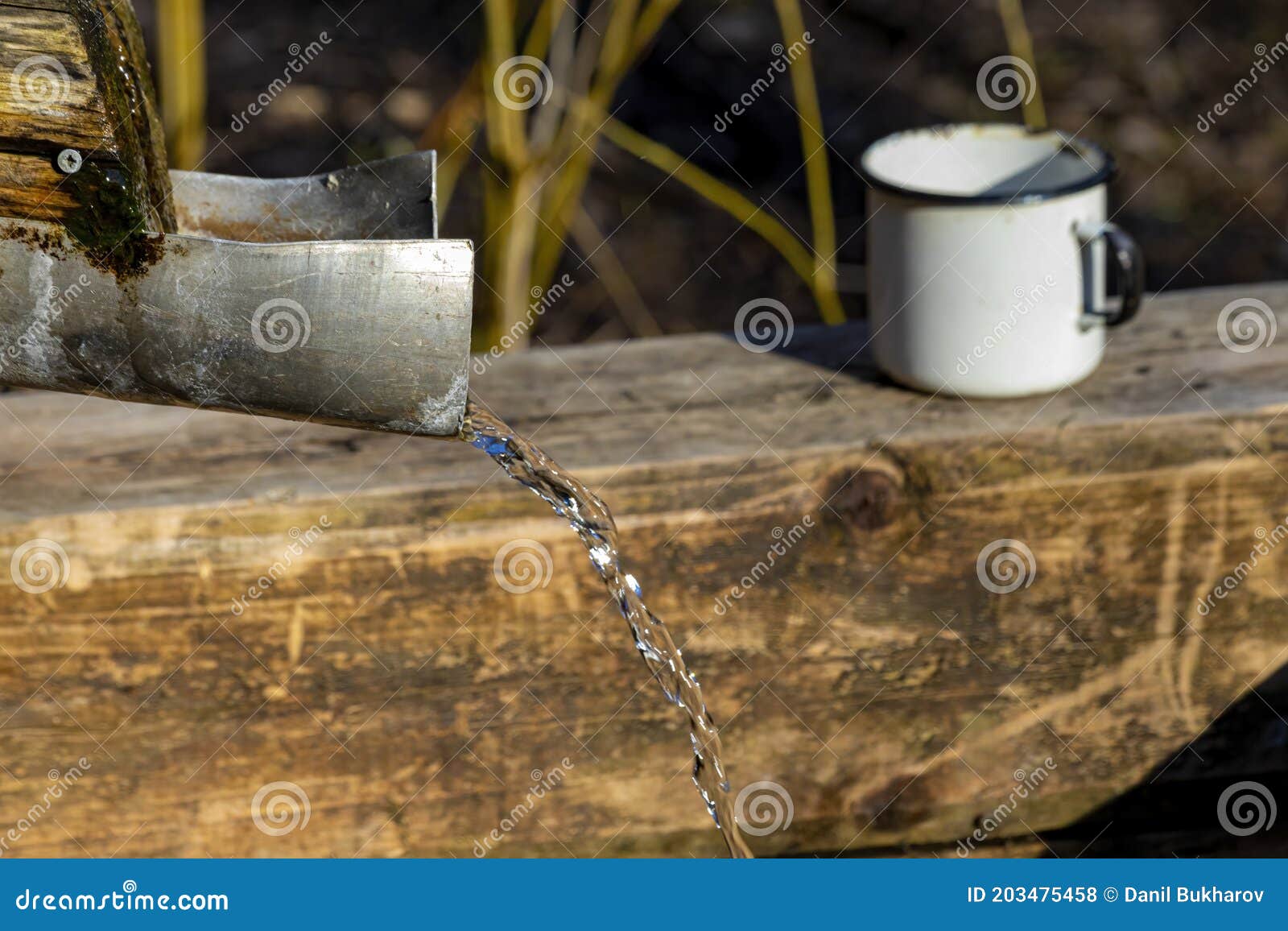 Clear water from the well stock photo. Image of ecology 203475458
