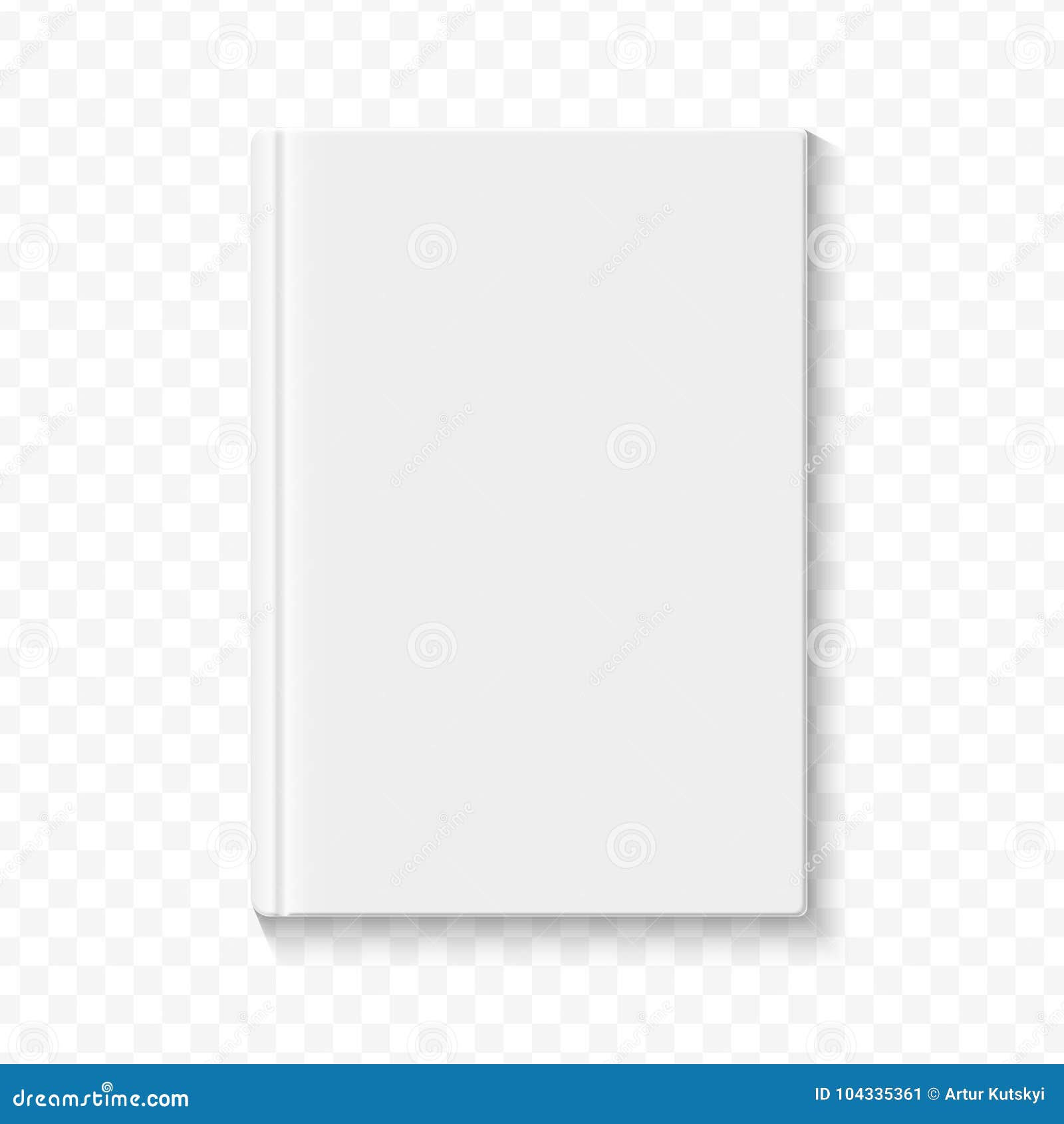 Blank Book Cover Template from thumbs.dreamstime.com