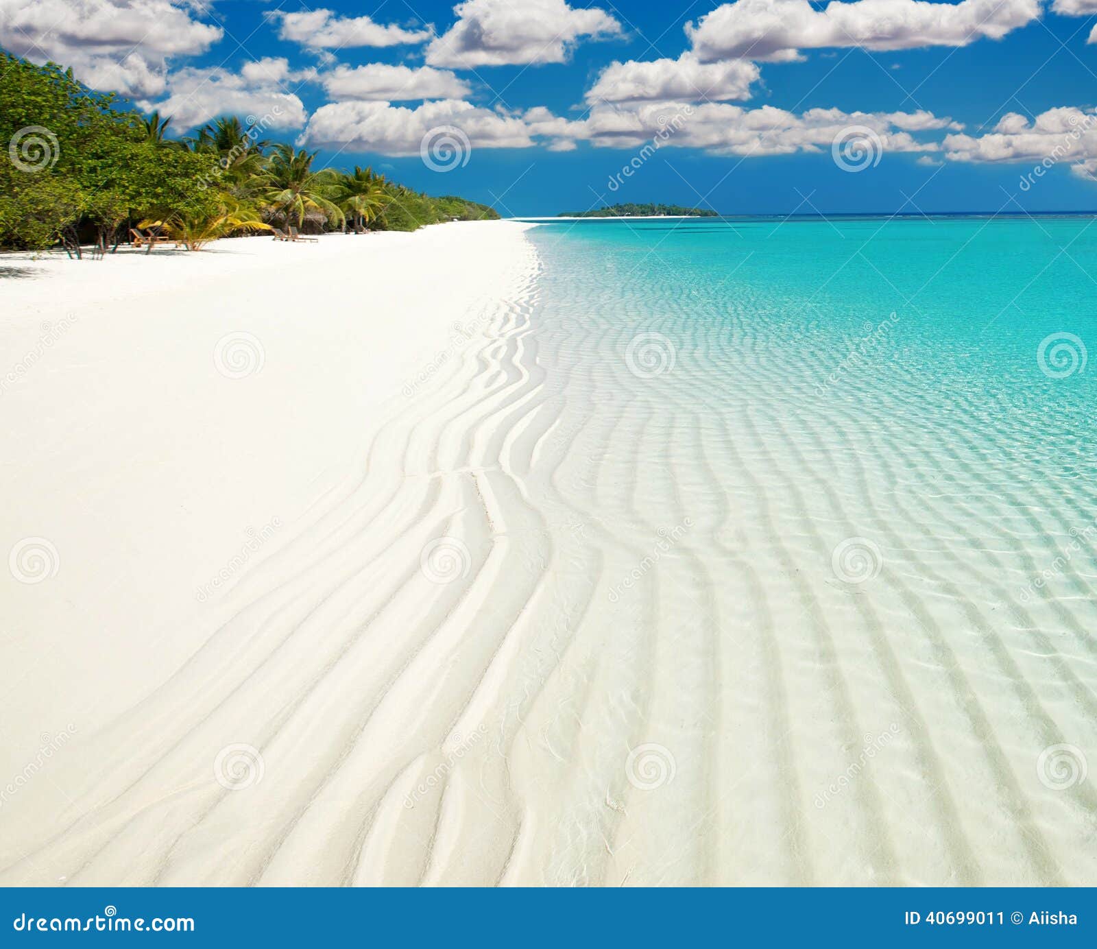 Clear White Sand Island Coast Stock Image Image of view, ocean 40699011