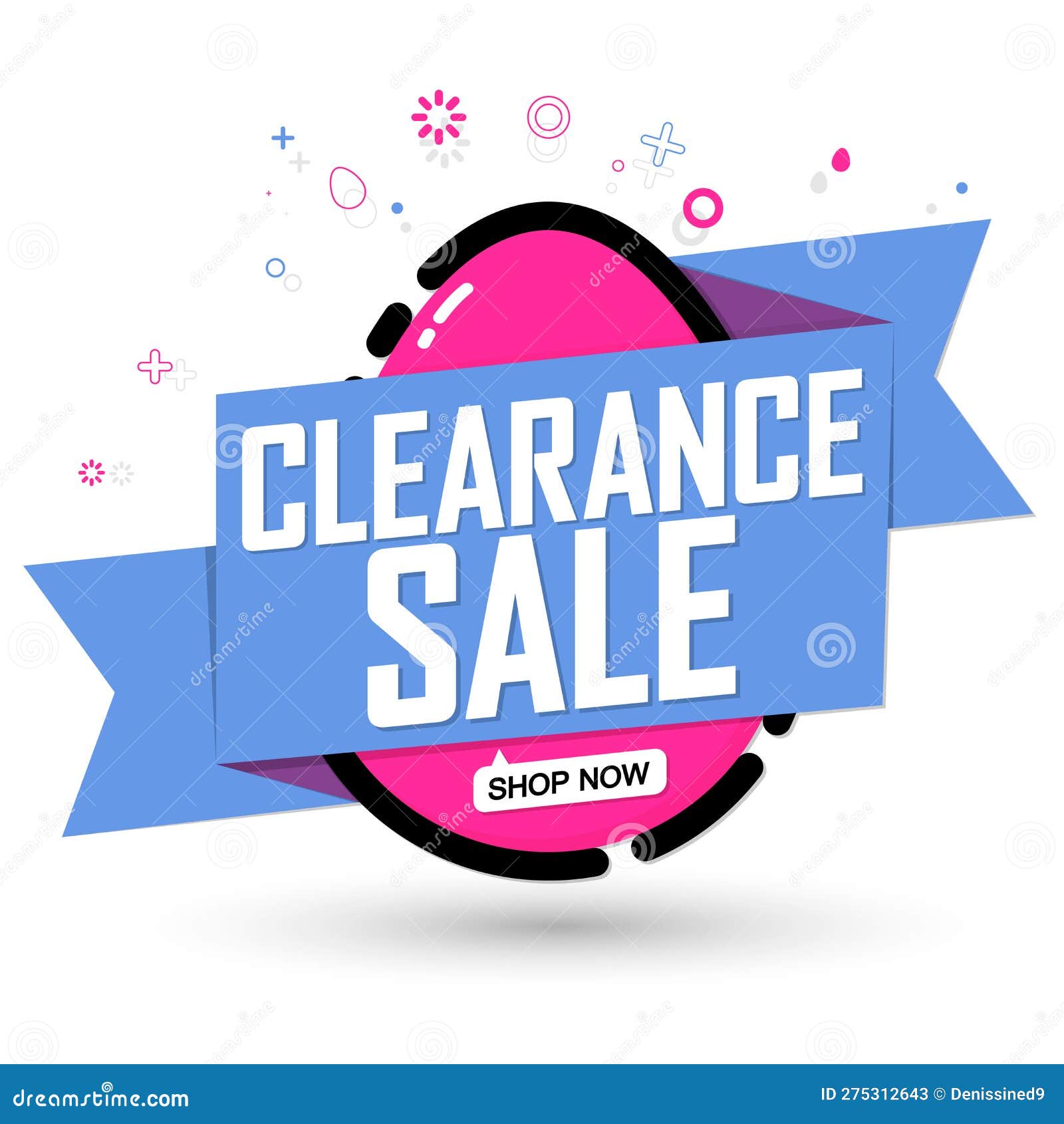 Clearance Sale, Discount Poster Design Template Stock Illustration -  Illustration of quantity, business: 275312643