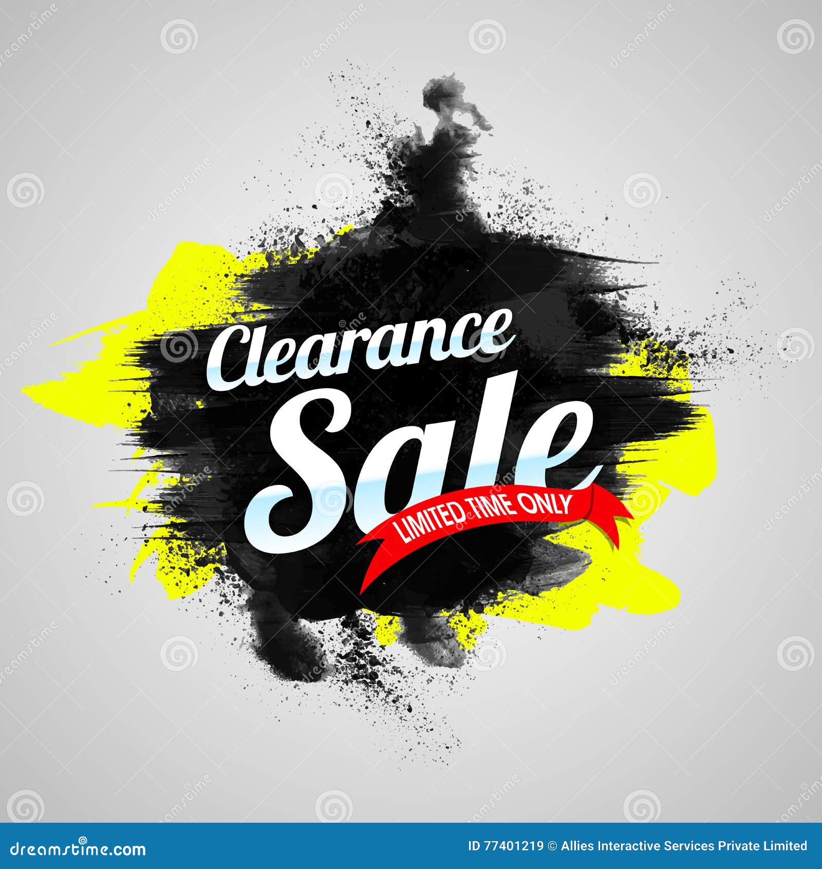 Clearance Sale Poster, Banner or Flyer Design. Stock Illustration -  Illustration of money, discount: 77401219