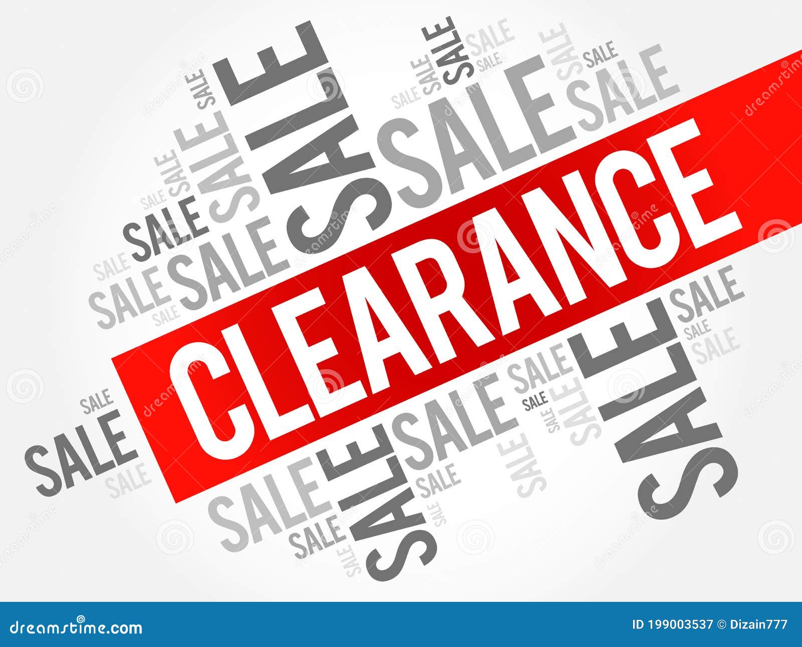 clearance sale words cloud