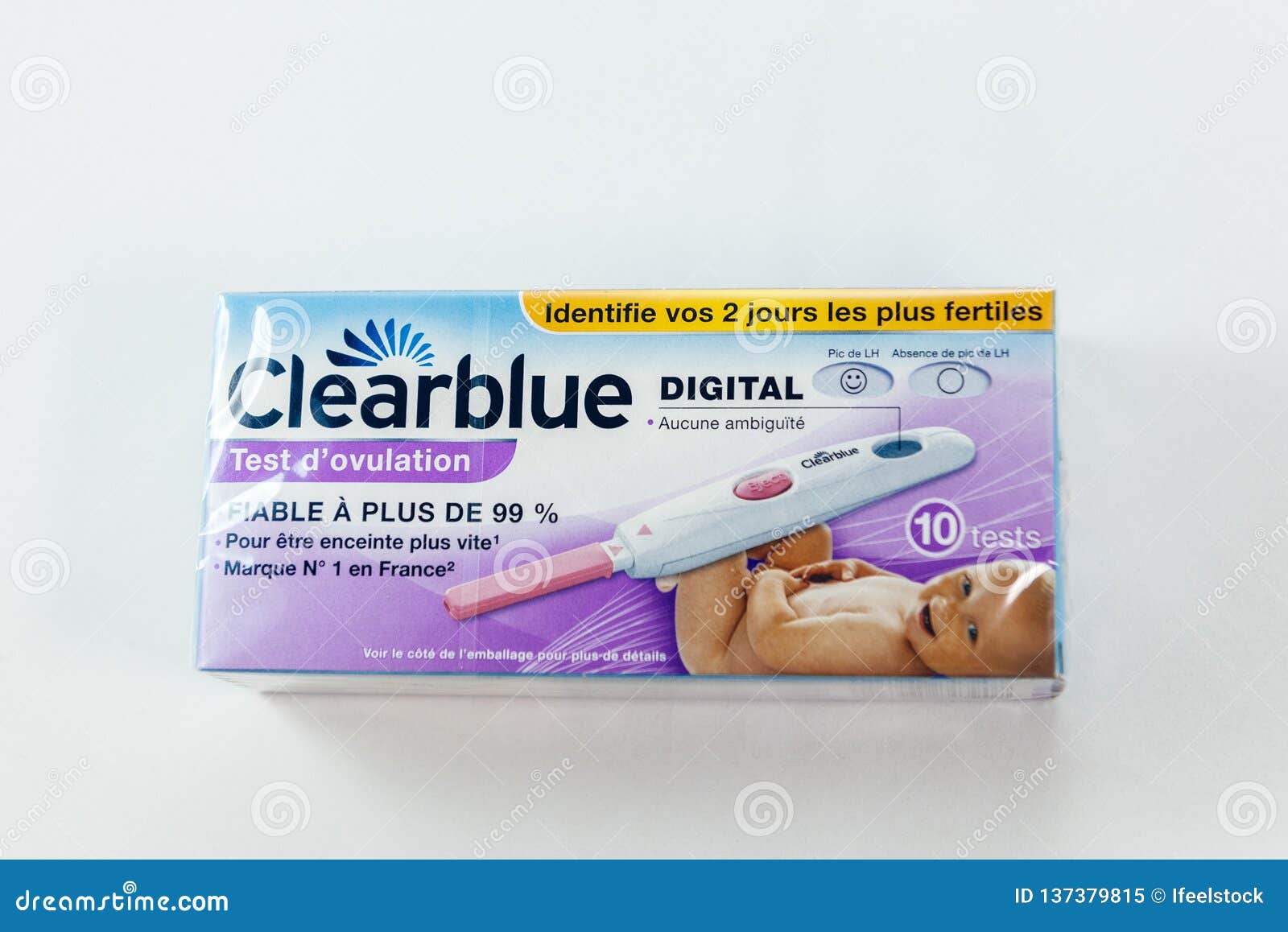 Clearblue Ovulation Test Box on Table Bathroom Editorial Image - Image of  life, pregnancy: 137379815