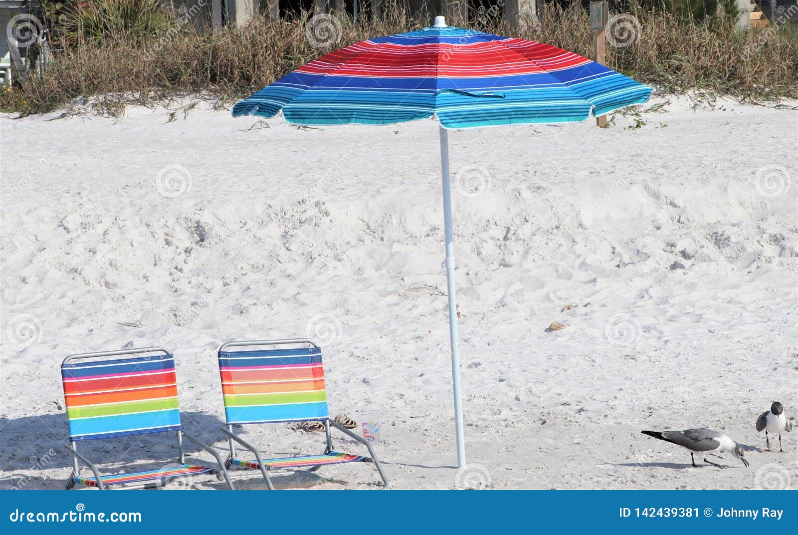 uncluttered beach at clearwater beach florida