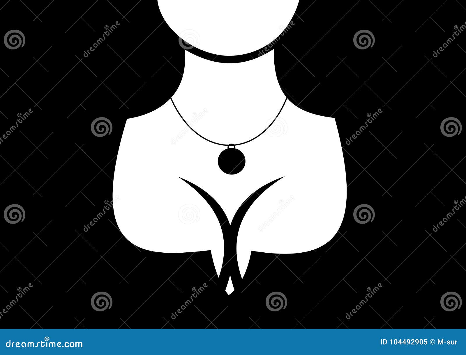 Cleavage clipart