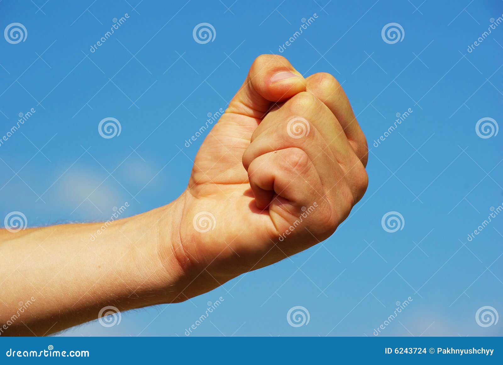 Clenched fist stock photo. Image of energy, demonstration - 6243724