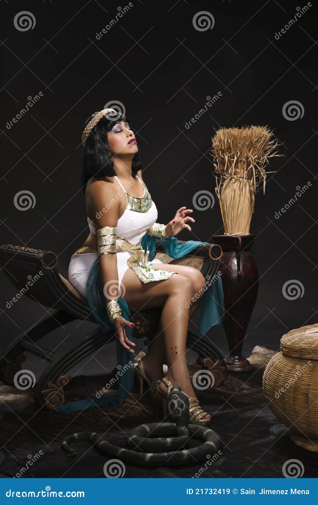 Cleopatra stock image. Image of africa, history, dark 