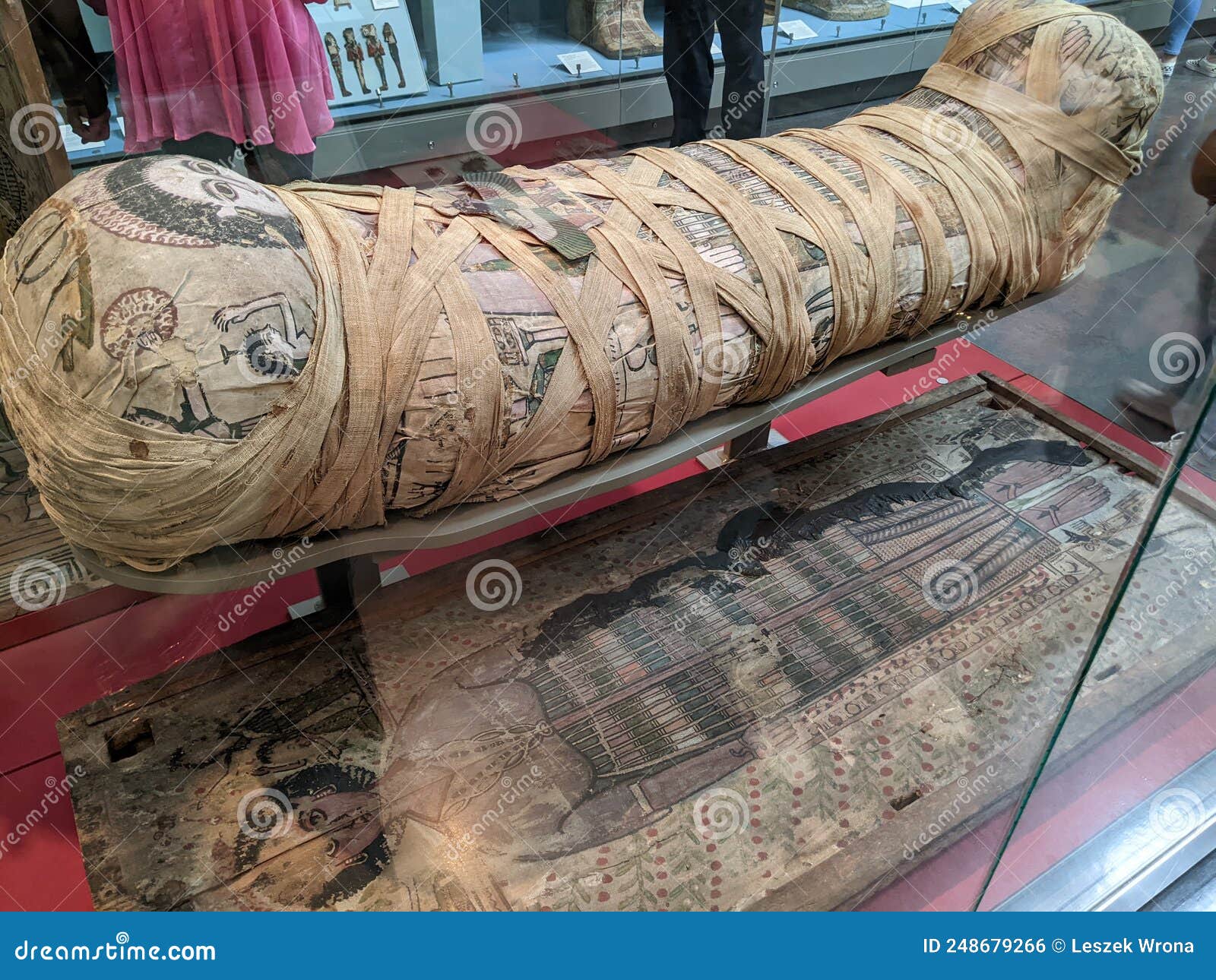 Cleopatra, the Mummy at the British Museum in London. Editorial Photo