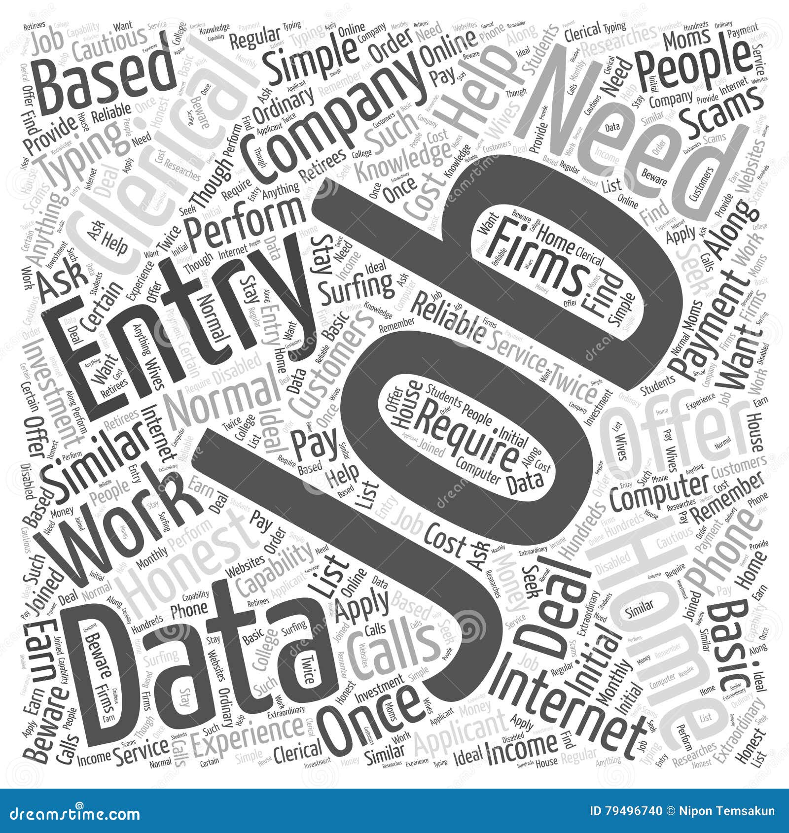 clerical data entry from home work word cloud concept word cloud concept  background