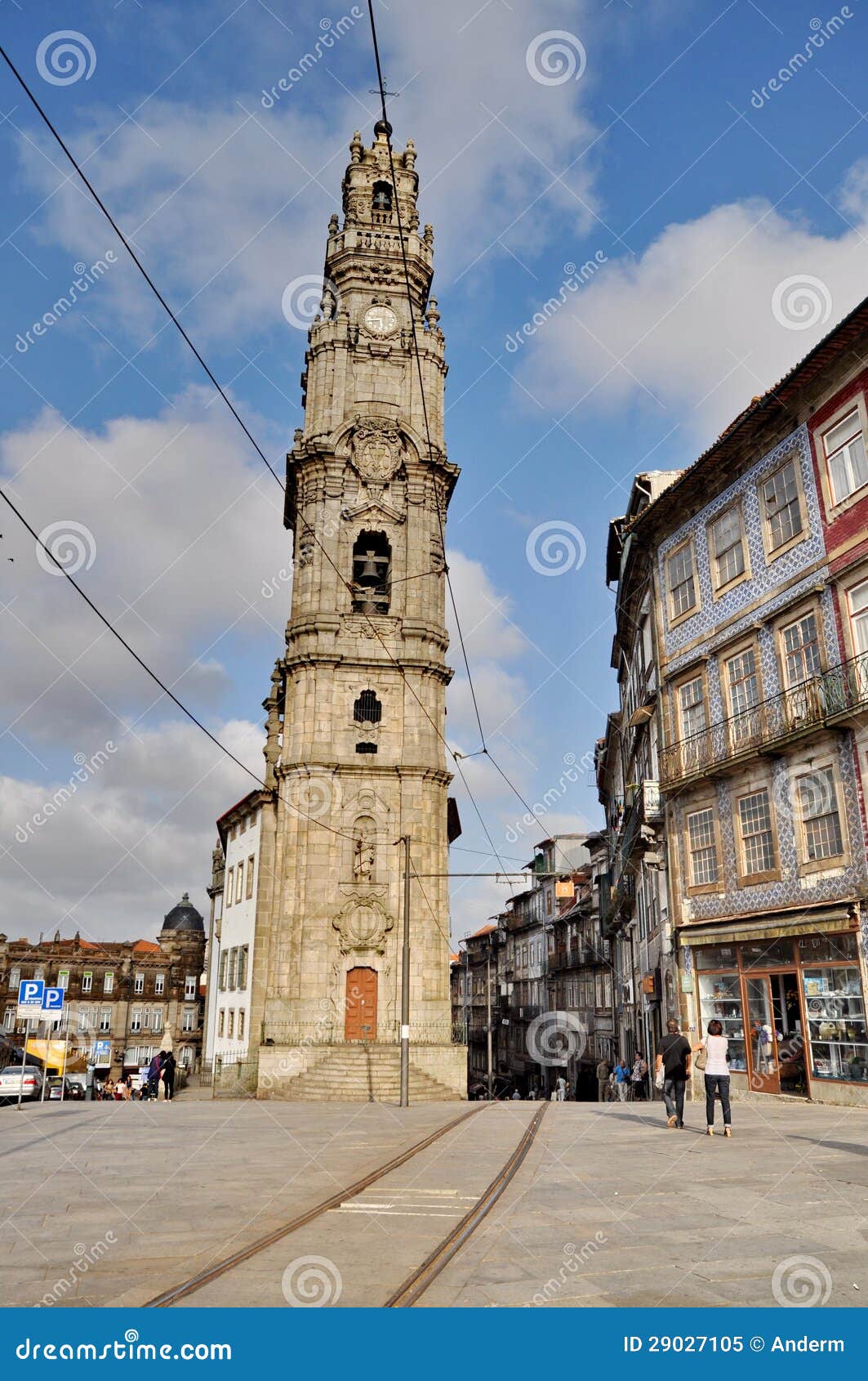 Clerigos Tower in Porto editorial image. Image of european 29027105