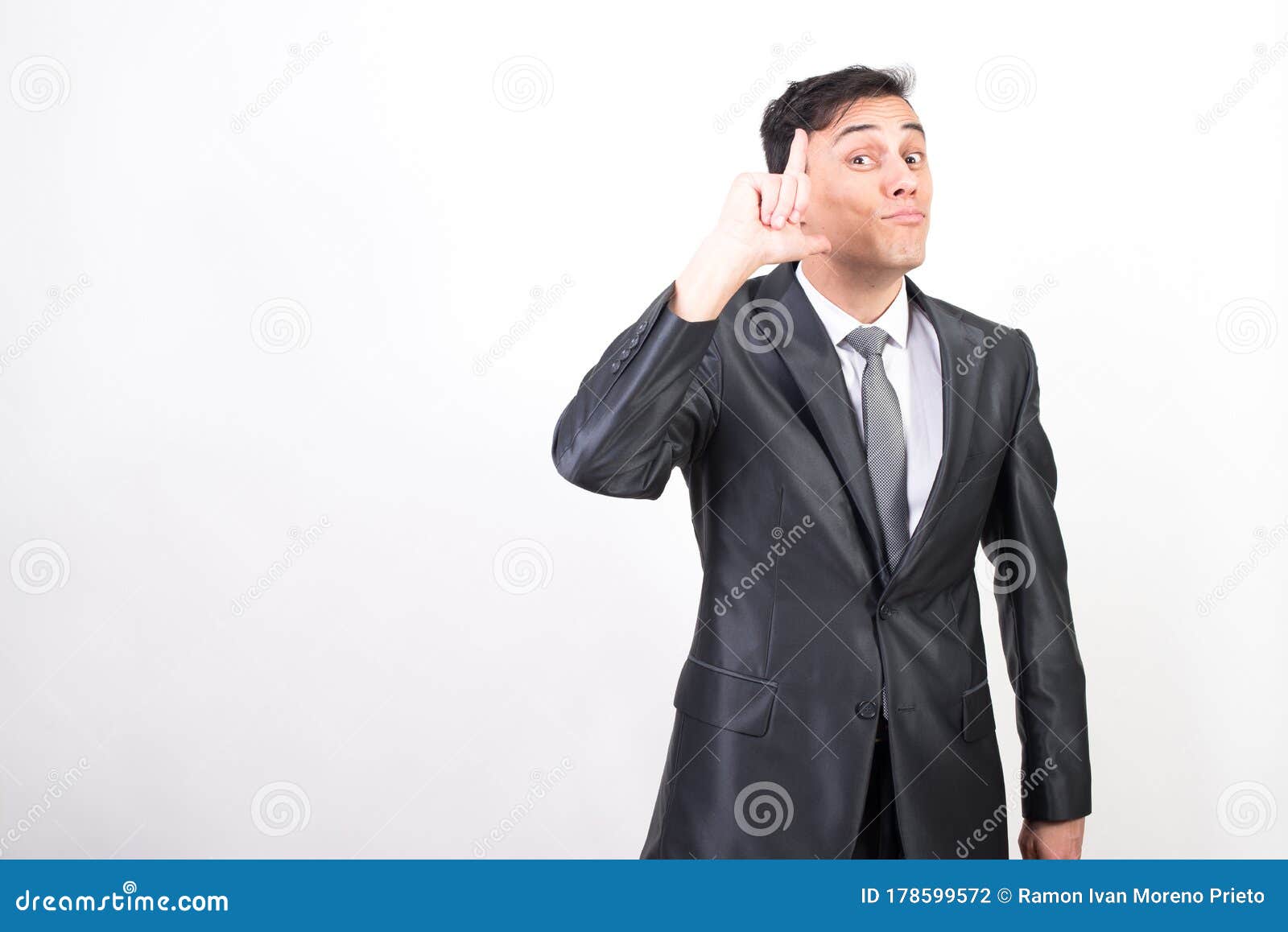 Clever man in suit stock photo. Image of elegant, smart - 178599572