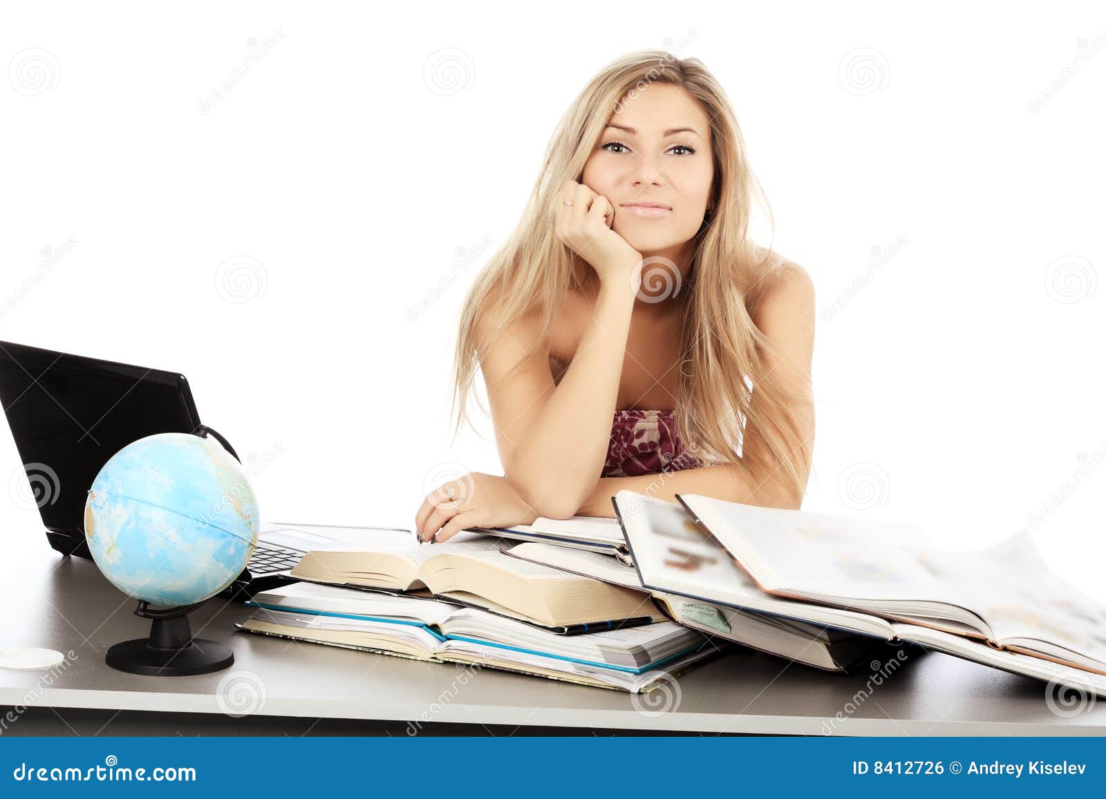 Clever student stock photo. Image of homestudy, lesson - 8412726