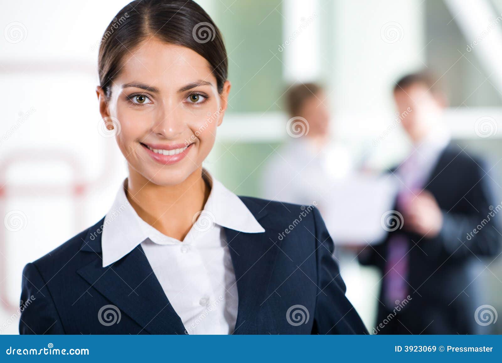 Clever woman stock image. Image of executive, adult, collar 3923069