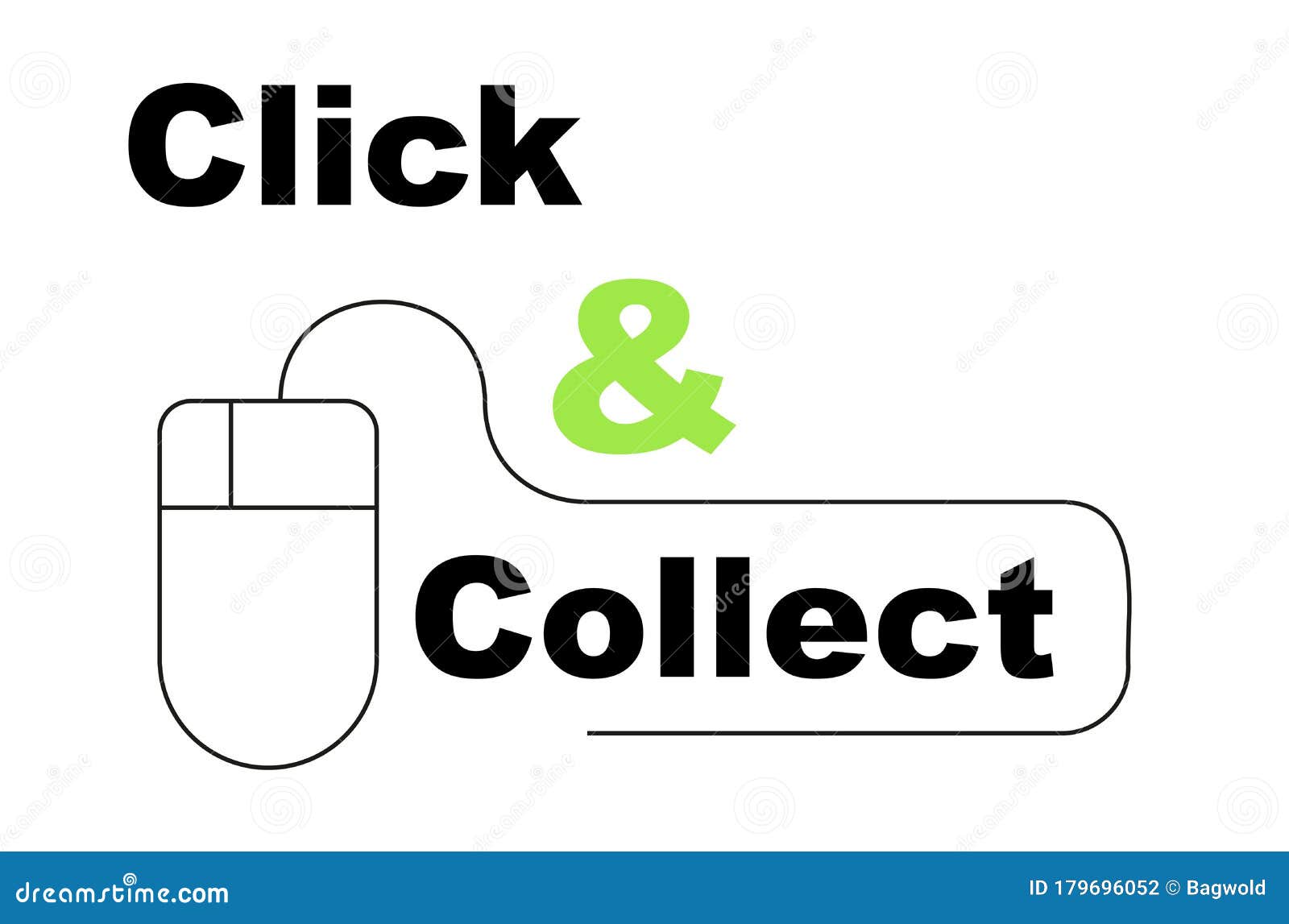 click and collect concept 