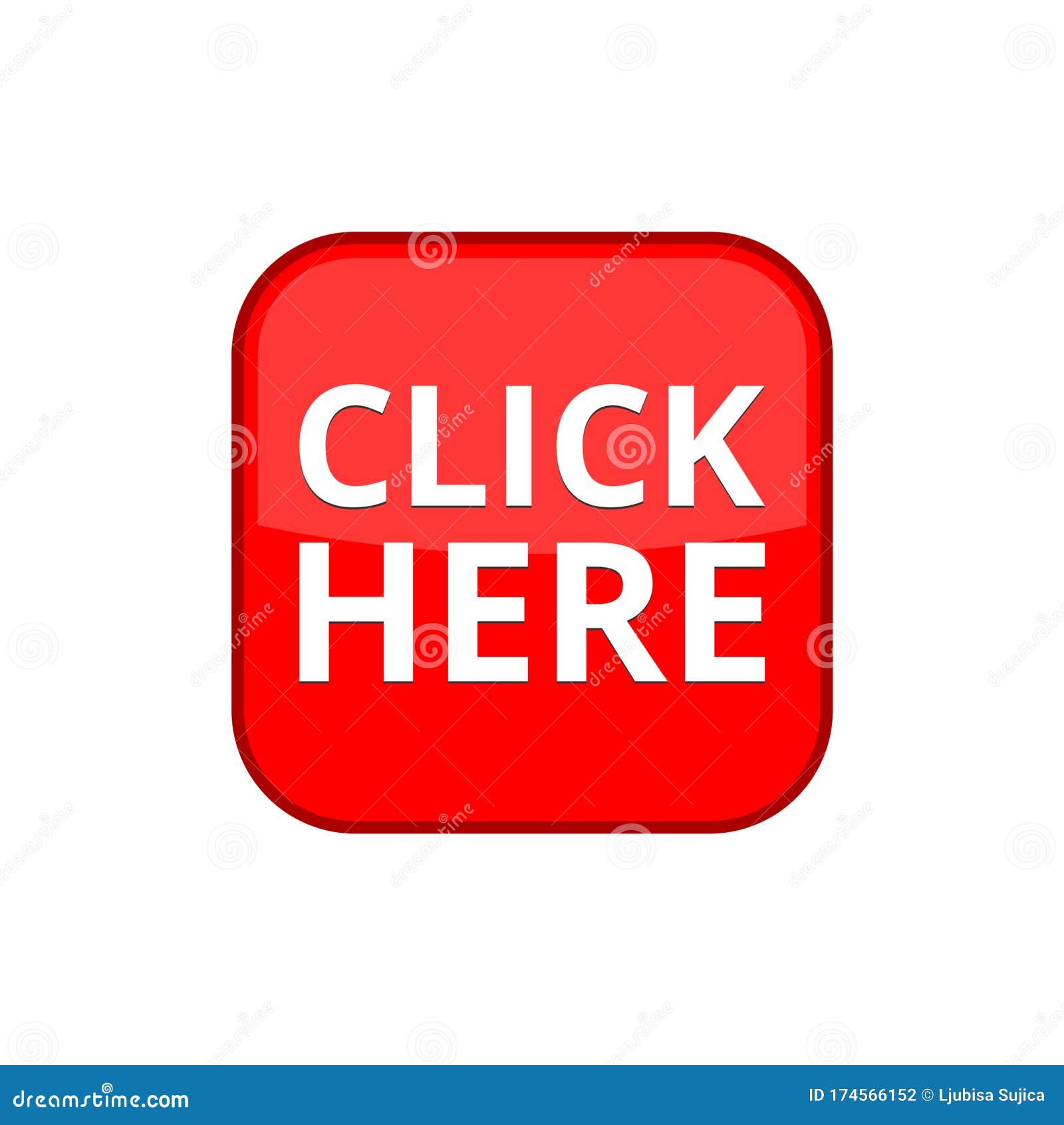 Red Button Click Here Text Clip Art at  - vector clip art online,  royalty free & public domain