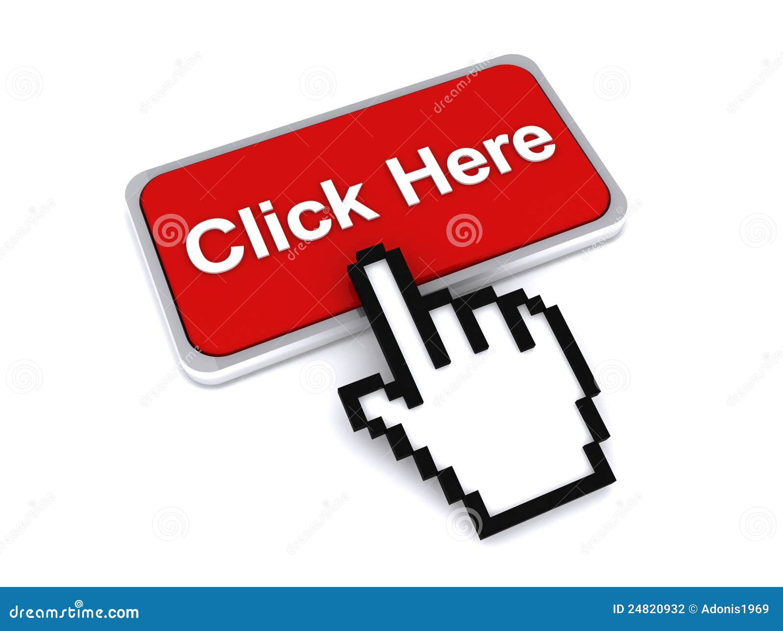 click here with cursor hand