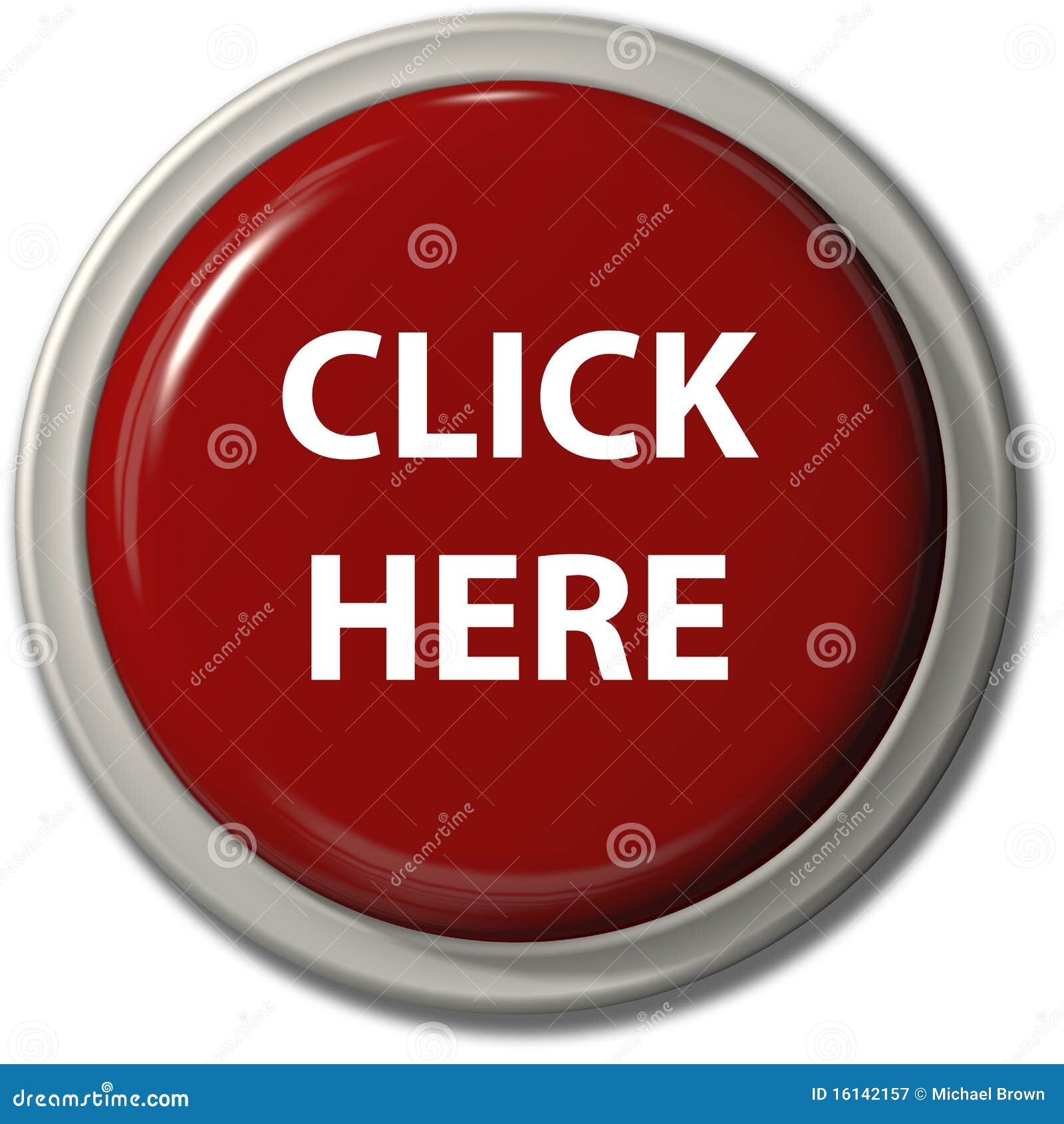 CLICK HERE Red Button Drop Shadow Royalty Free Stock Photography - Image: 16142157